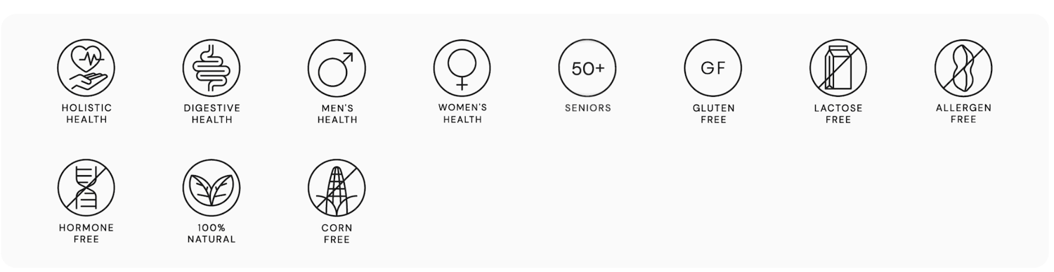 Probiotic 40 Billion with Prebiotics is designed to strengthen the body’s defenses and promote digestive health.