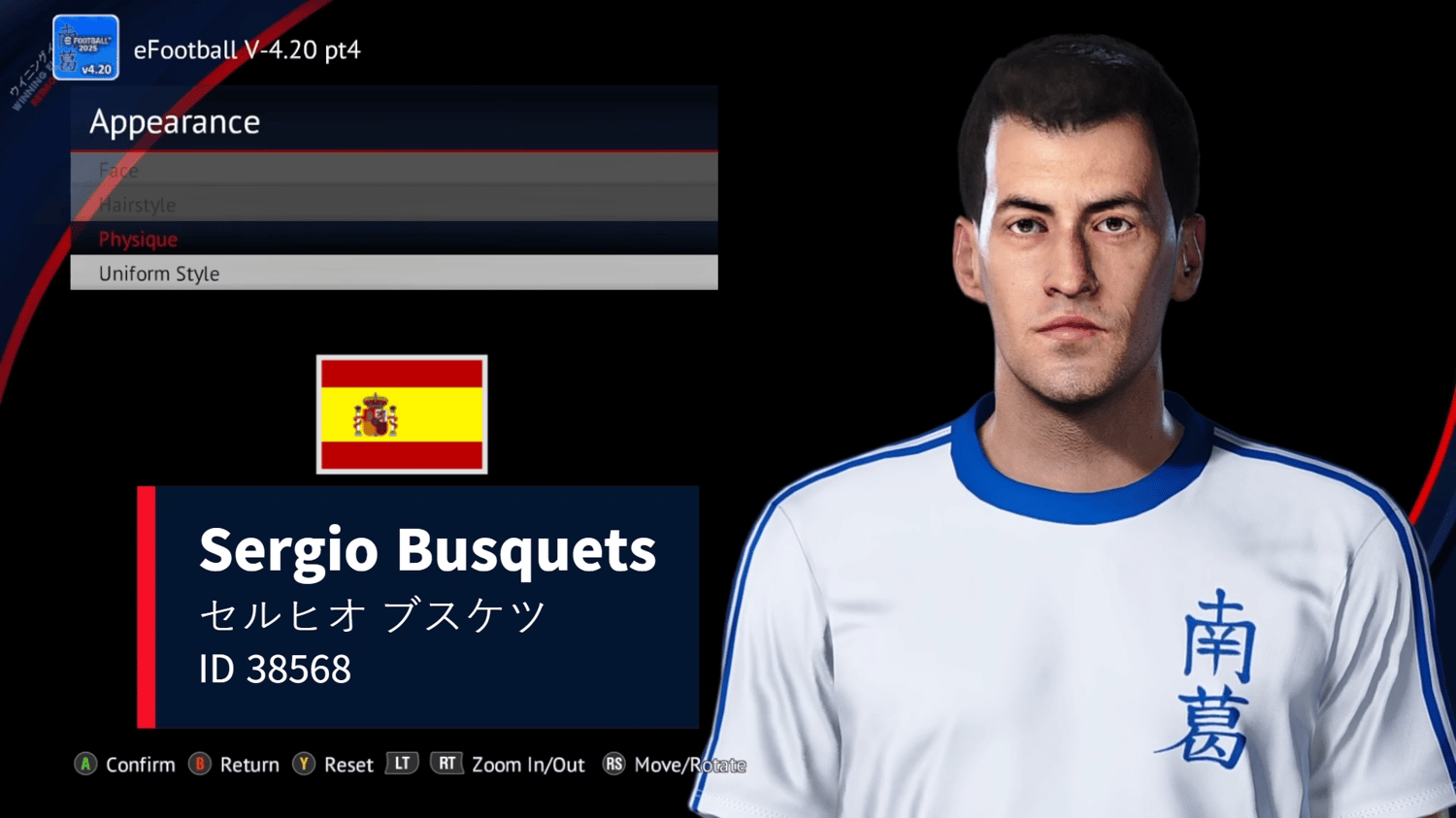 Sergio Busquets • eFootball v4.20 ID 38568 - Payhip