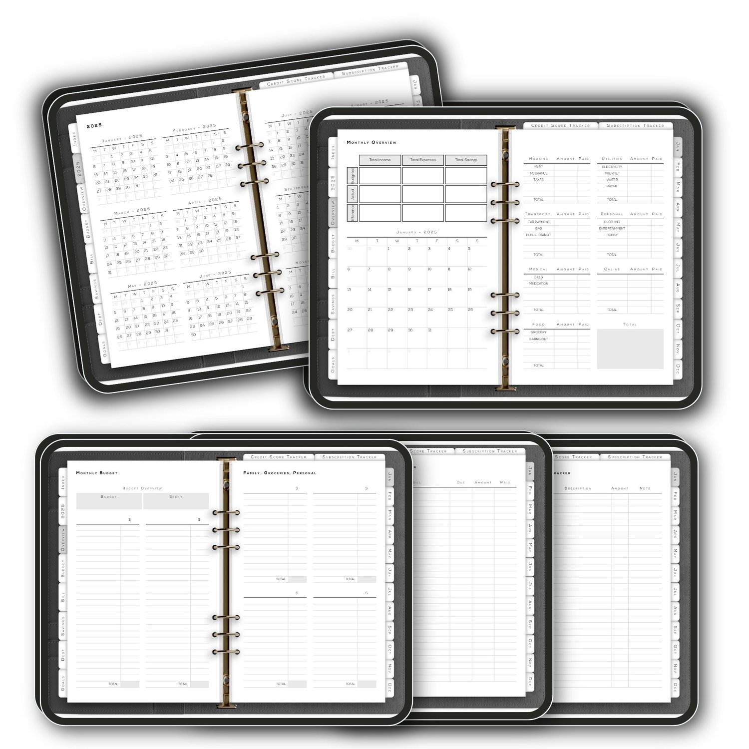 2025 Finance Digital Planner – Track Your Financial Goals