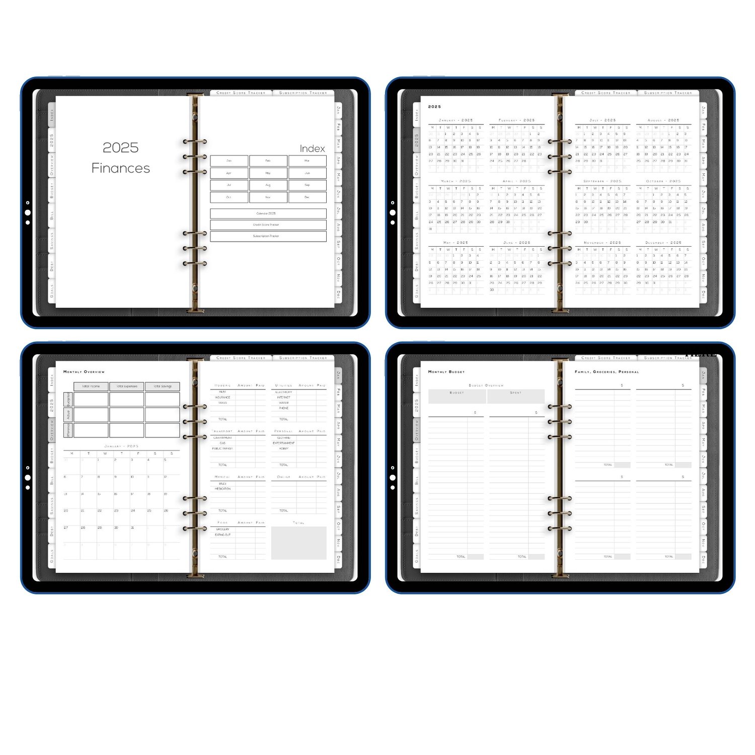 2025 Finance Digital Planner – Track Your Financial Goals