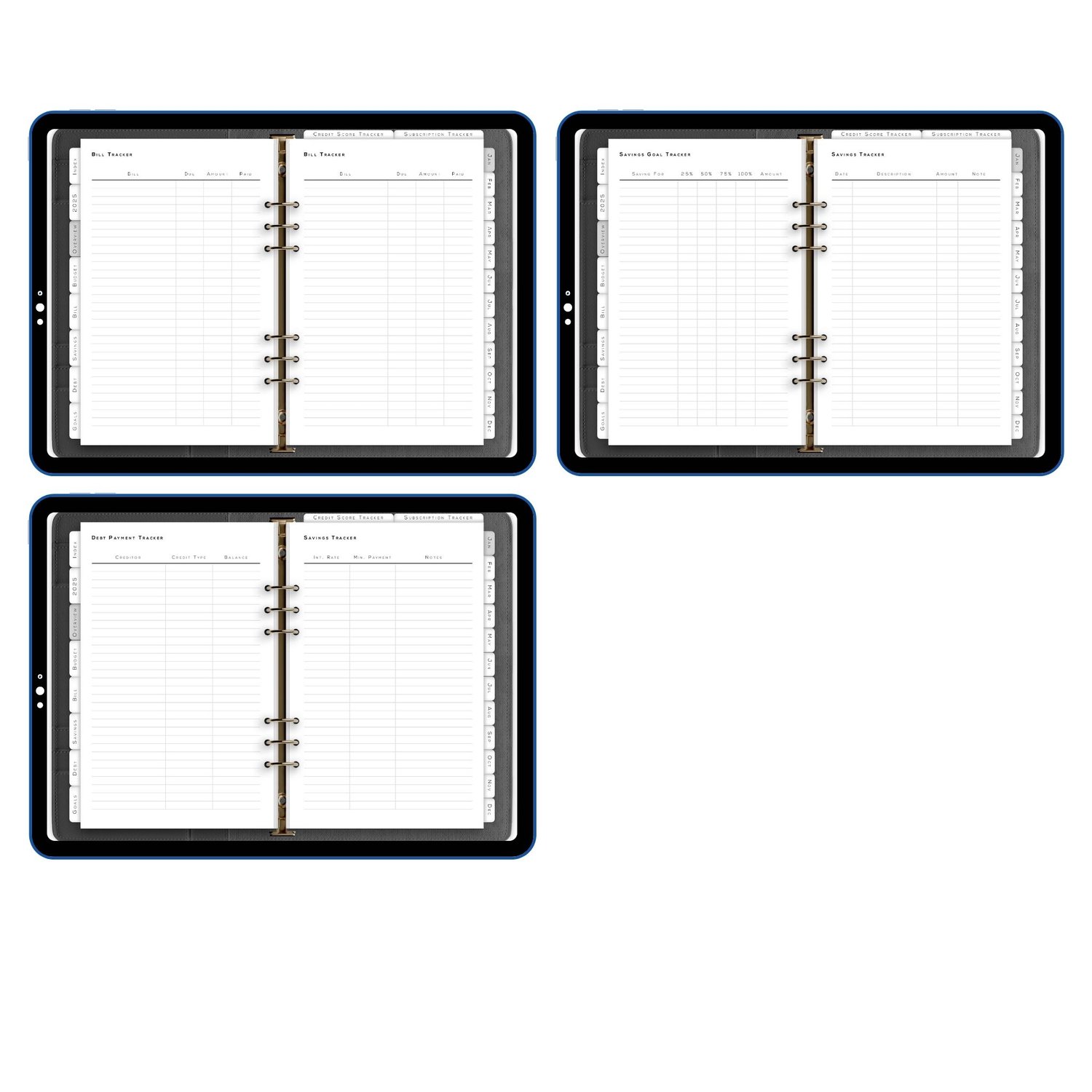 2025 Finance Digital Planner – Track Your Financial Goals