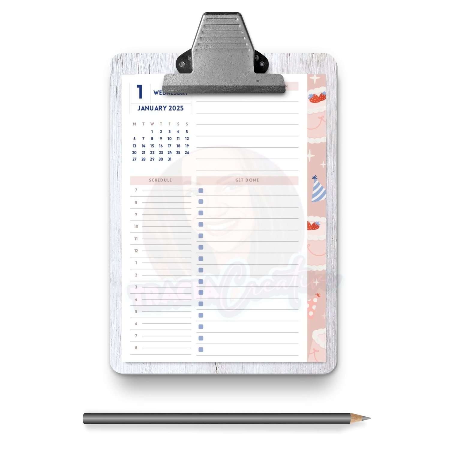 2025 Daily Planner A6 – Stay Motivated & Organized