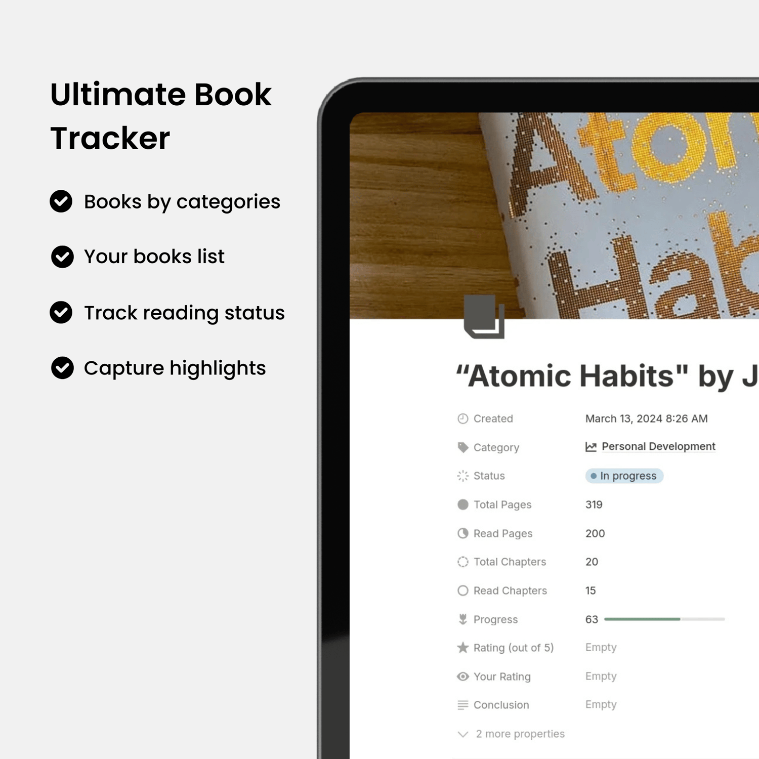 Book Tracker Notion Template