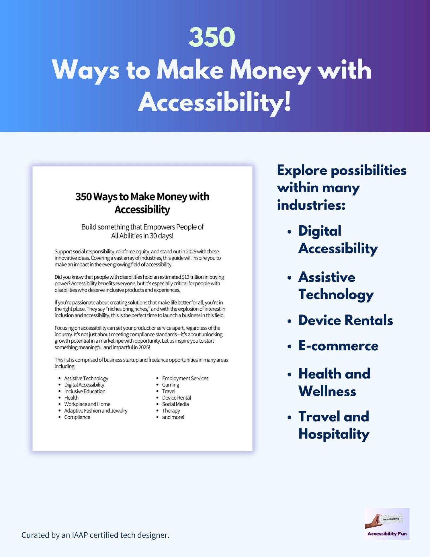 350 ways to make money with accessibility thumbnail