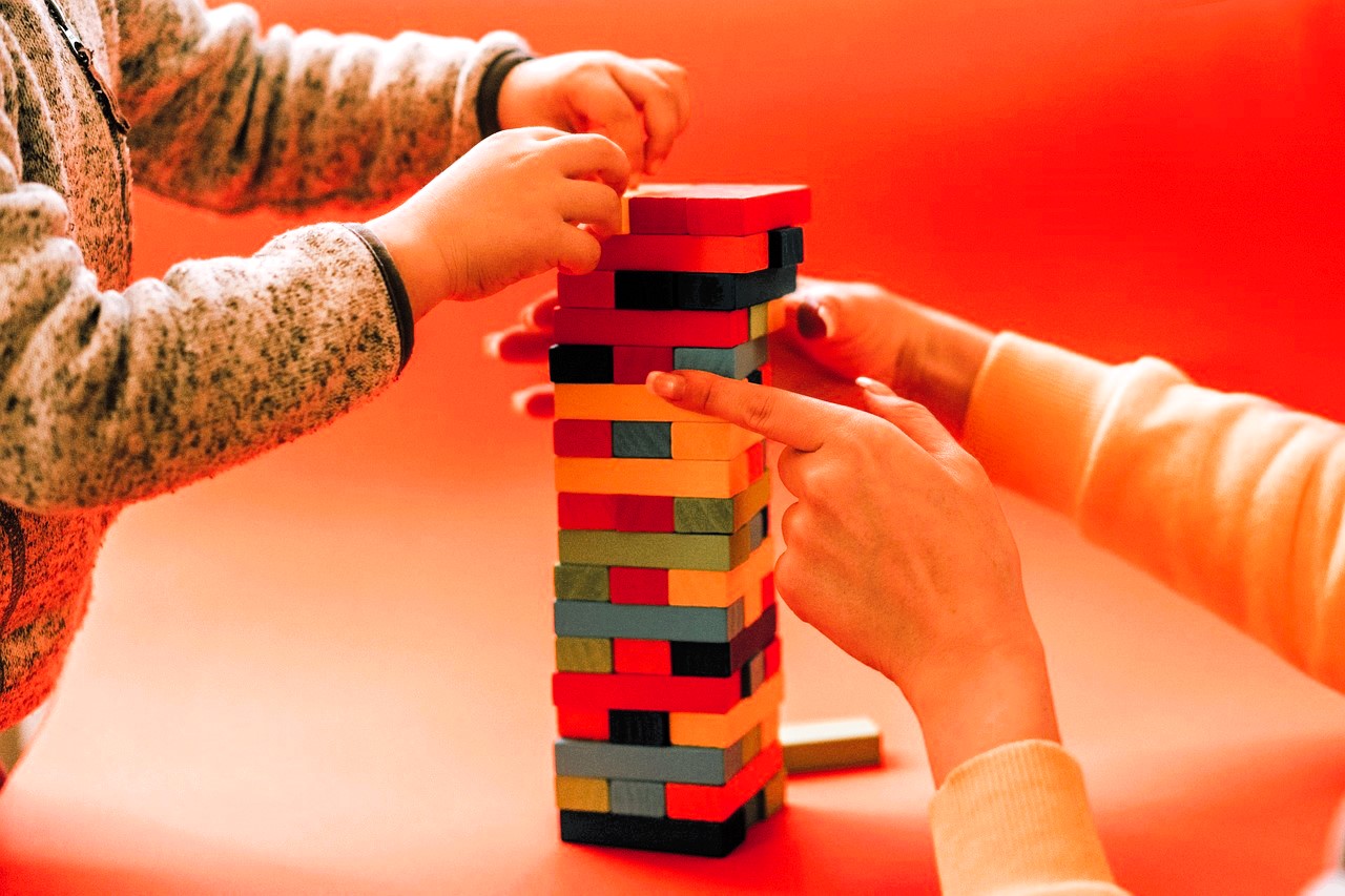 Equilibrio, jenga, juego