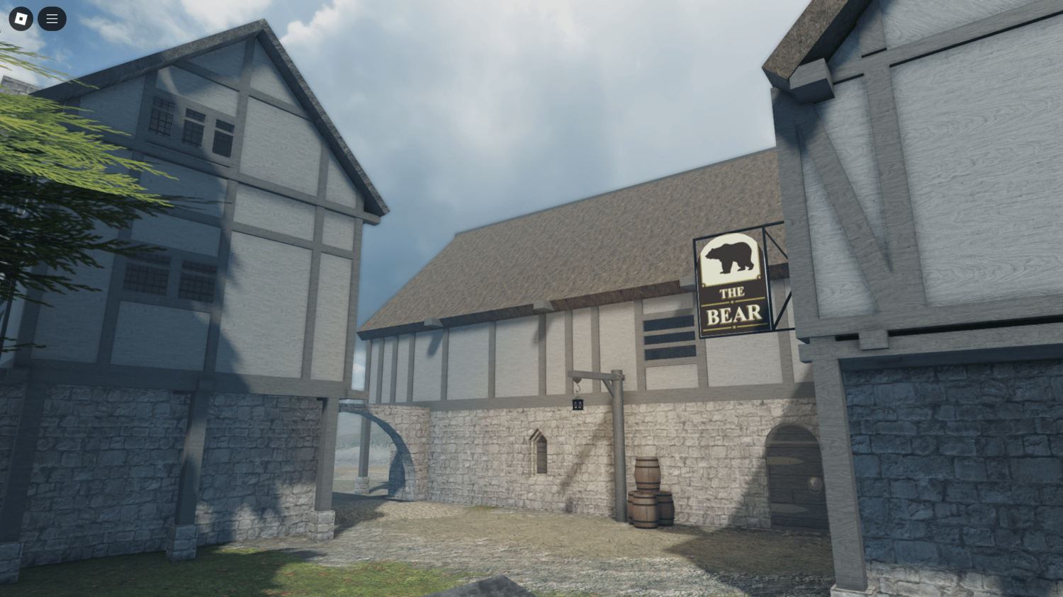 Functional gate system enabling dynamic sieges and defenses in Roblox games