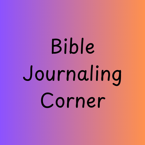 bible journaling corner