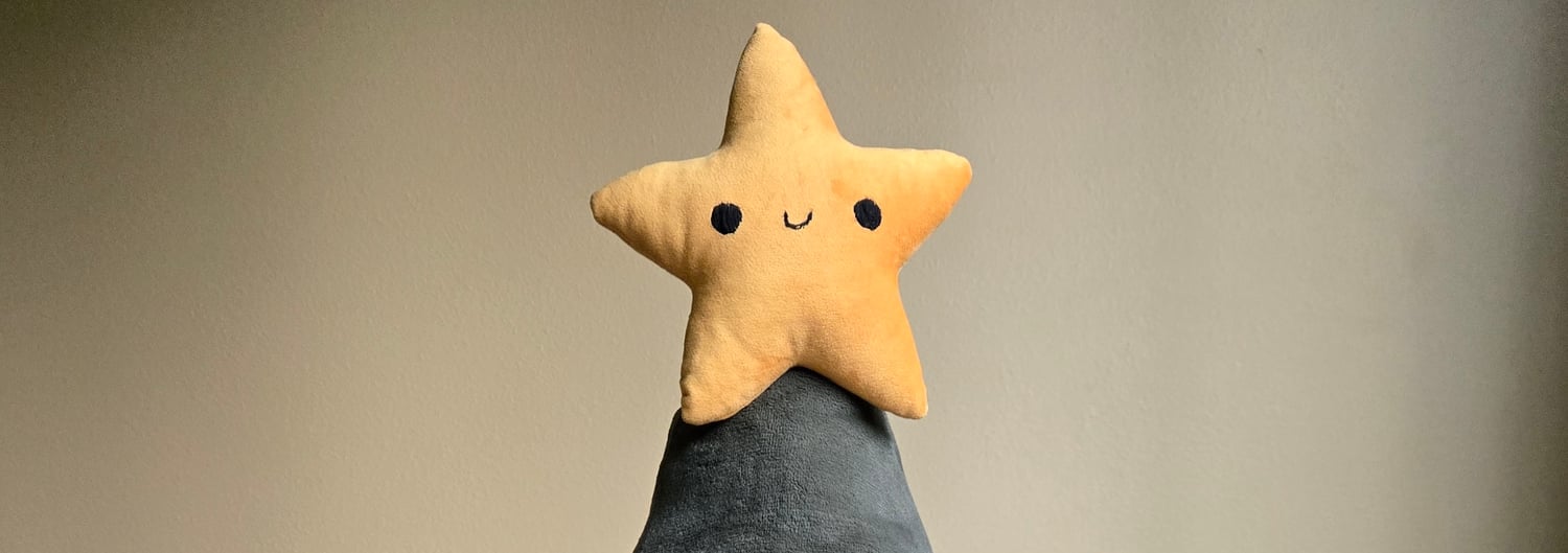 finished Plushie Christmas Tree