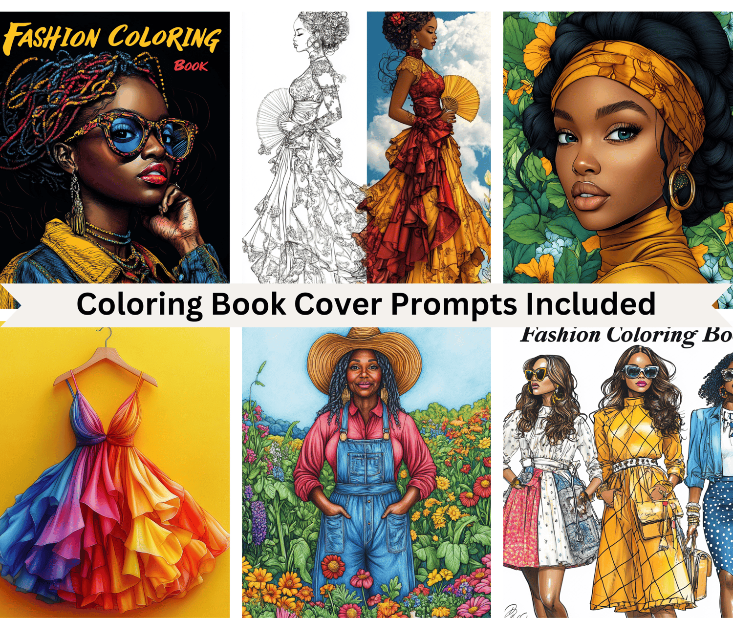 coloring book prompts