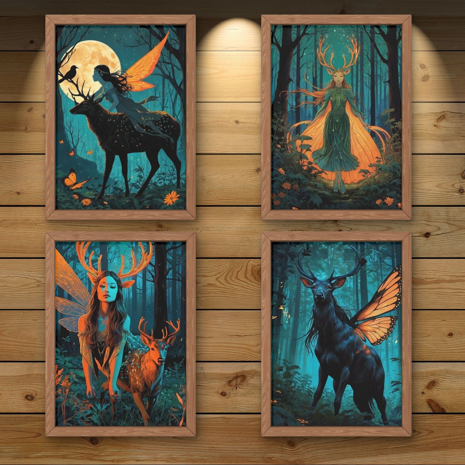 Enchanted Forest Wall Art Set
