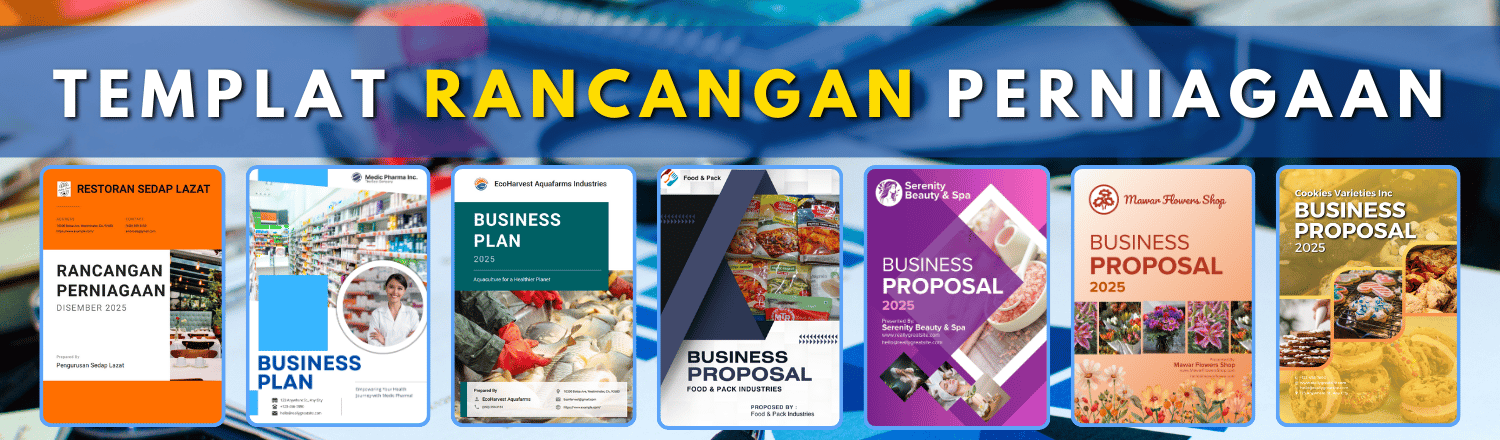 Templat Rancangan Perniagaan - Warong Buku