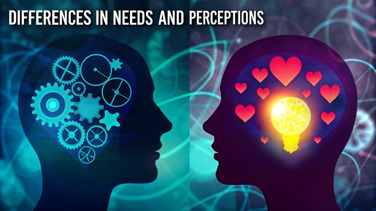 Differences in needs and perceptions