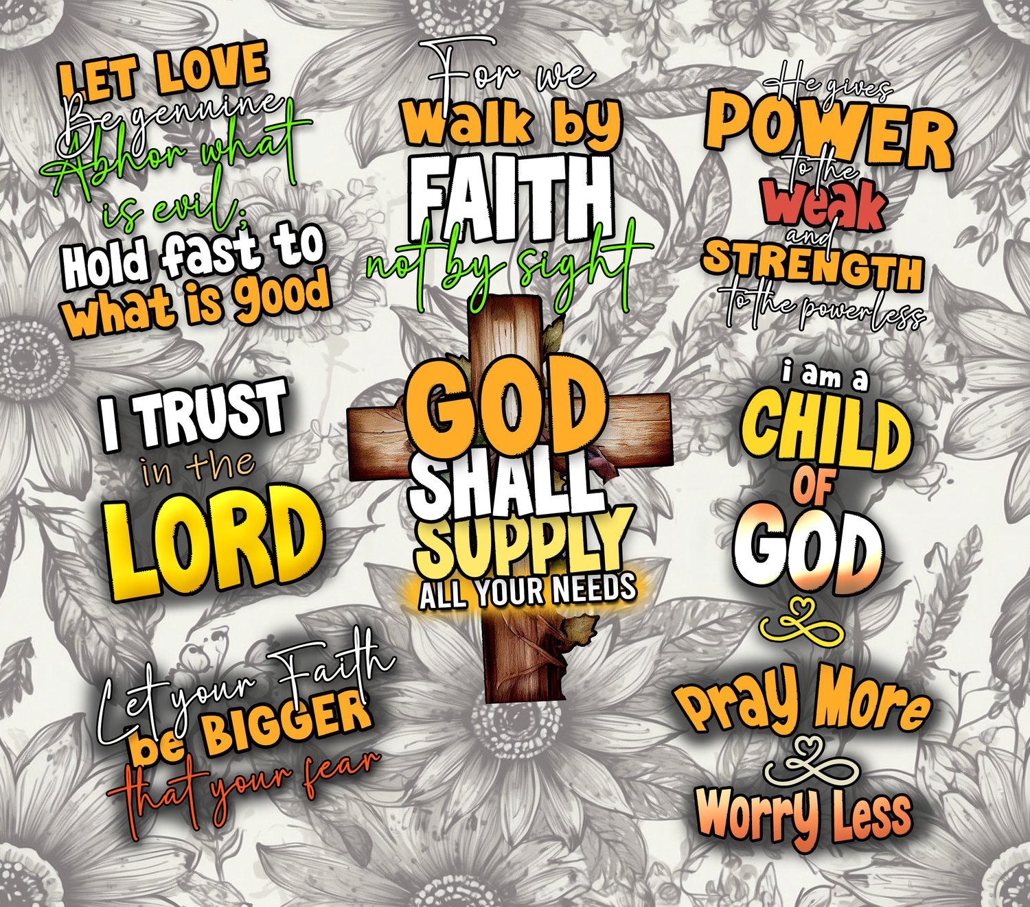 walk by faith tumbler