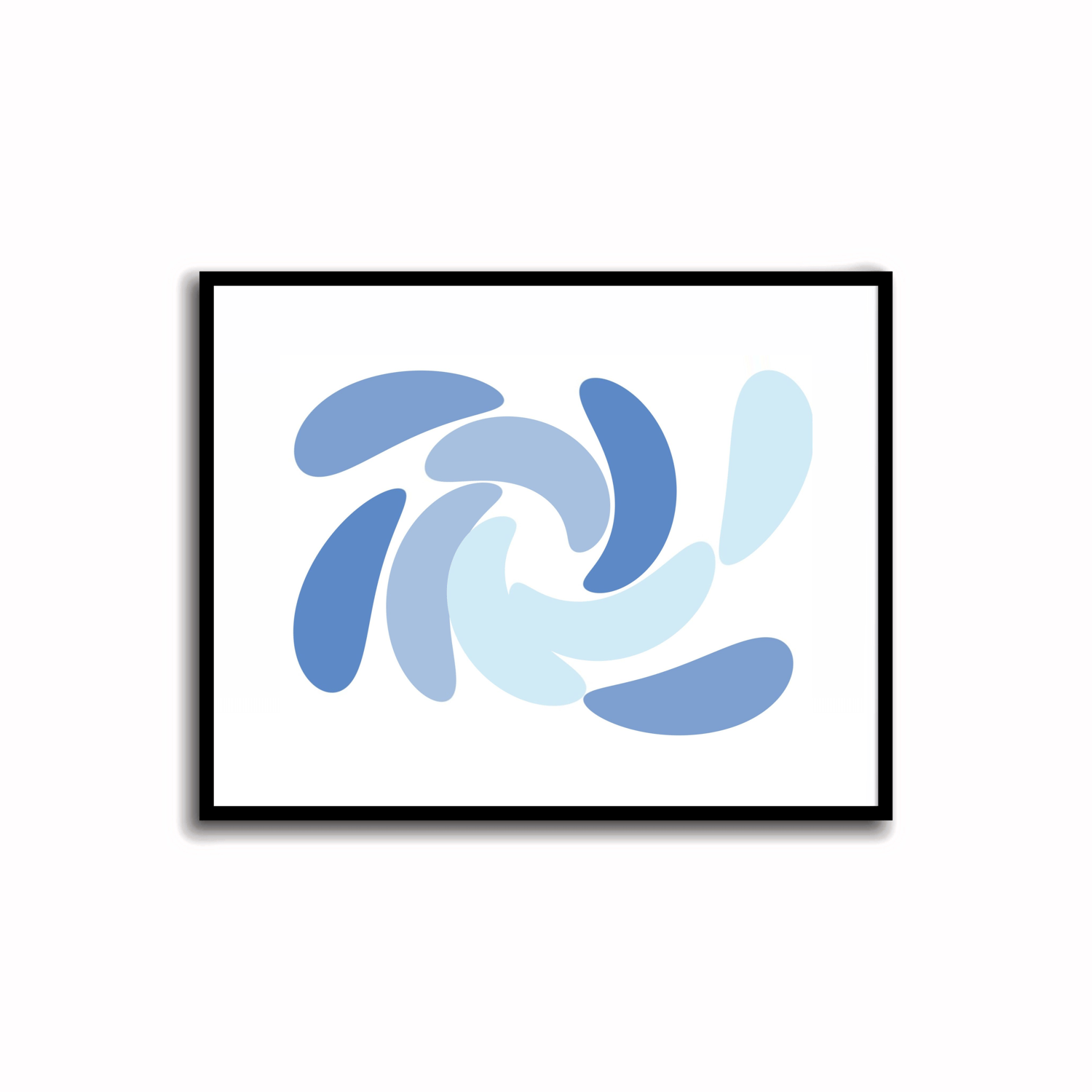 Cloudy Blue Modern Art 8 (3)    Brighten your space with this vibrant abstract color palette print in Pale Blue Lily, Dark Pastel Blue, Cloudy Blue and Faded Blue. Perfect for walls, desks, or shelves—download instantly and transform your decor!
