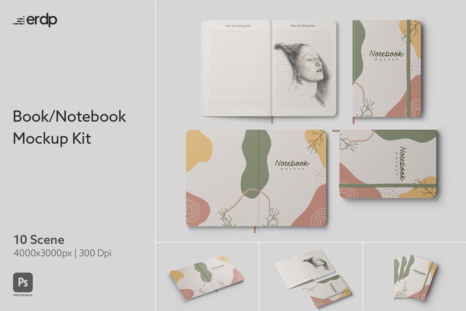 Book/Notebook Mockup