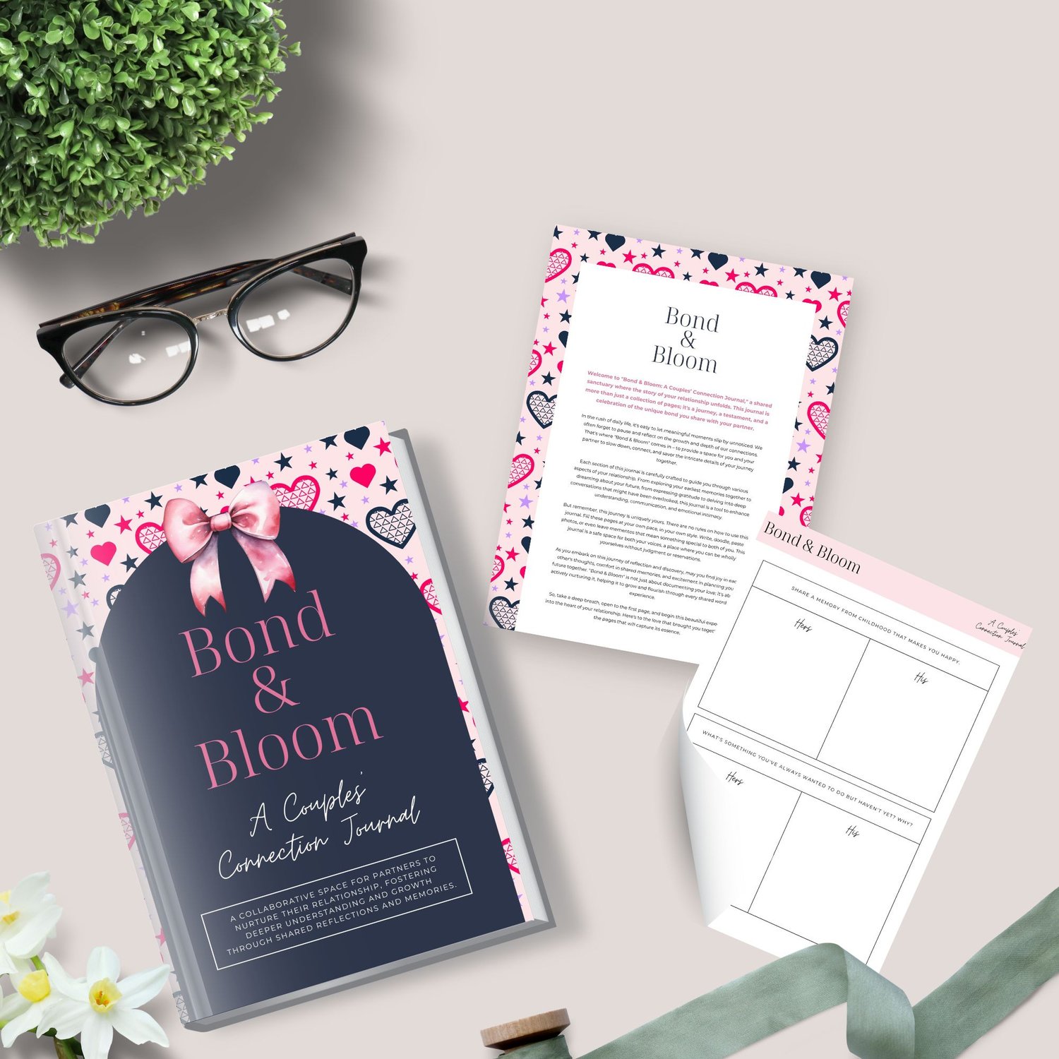 Printable Bloom & Bond Journal – Relationship Growth