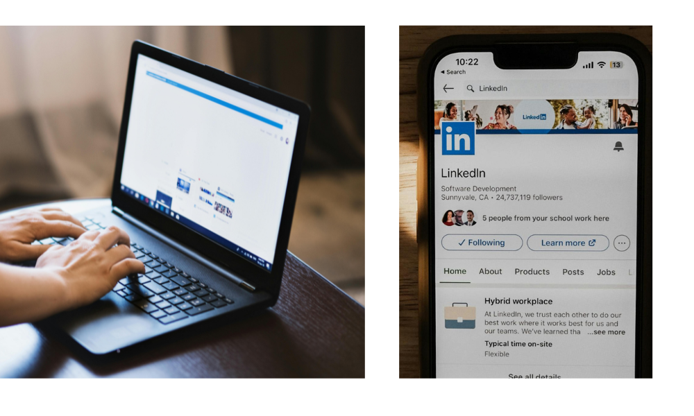 Linkedin profile background