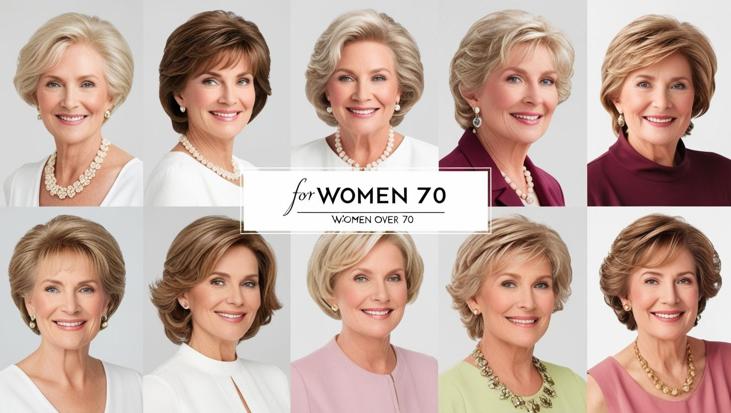 20 Hairstyles Ideas for Over 70-Year-Old Women: Elegant & Stylish!