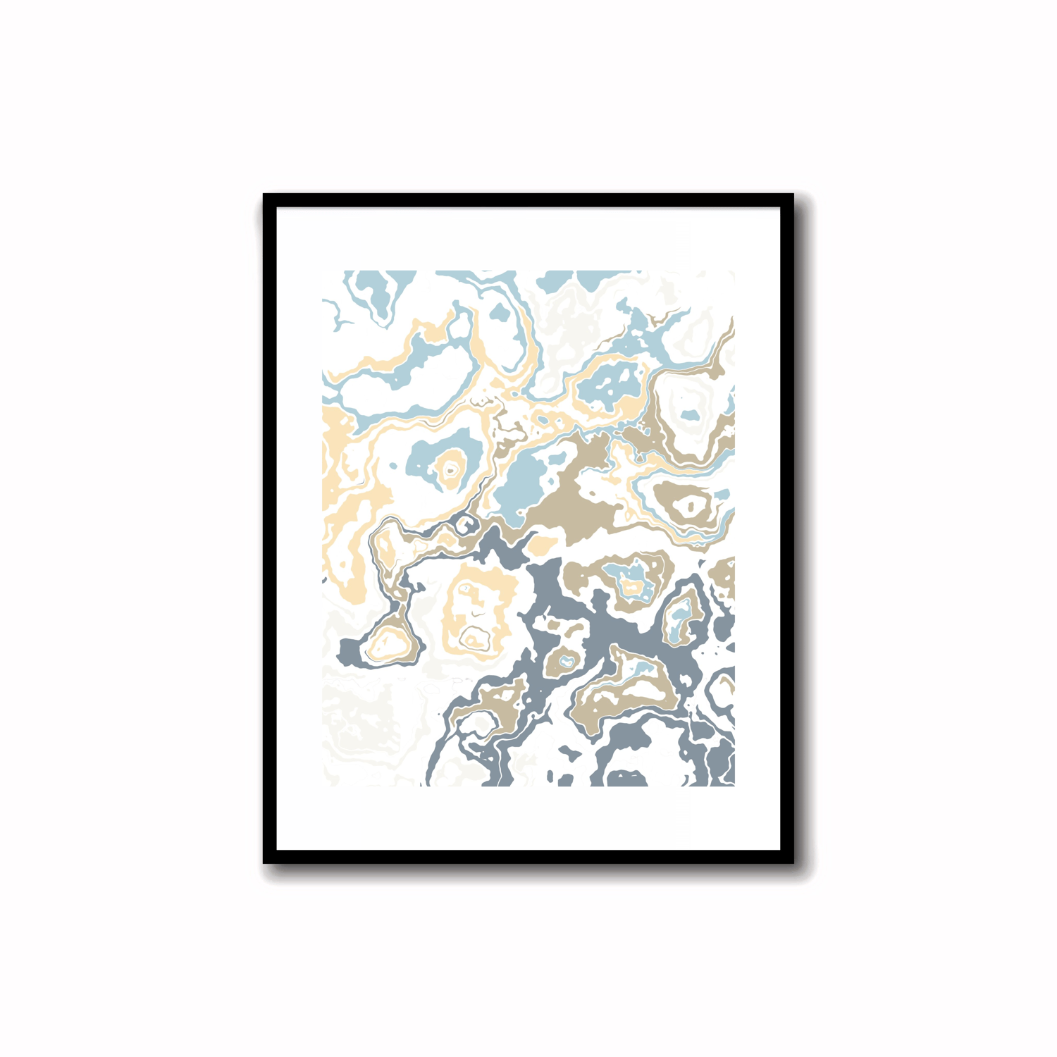 Jungle Mist Modern Art 14 (2)    Brighten your space with this vibrant abstract color palette print in coral reef, dairy cream, jungle mist, regent grey and spring wood. Perfect for walls, desks, or shelves—download instantly and transform your decor!