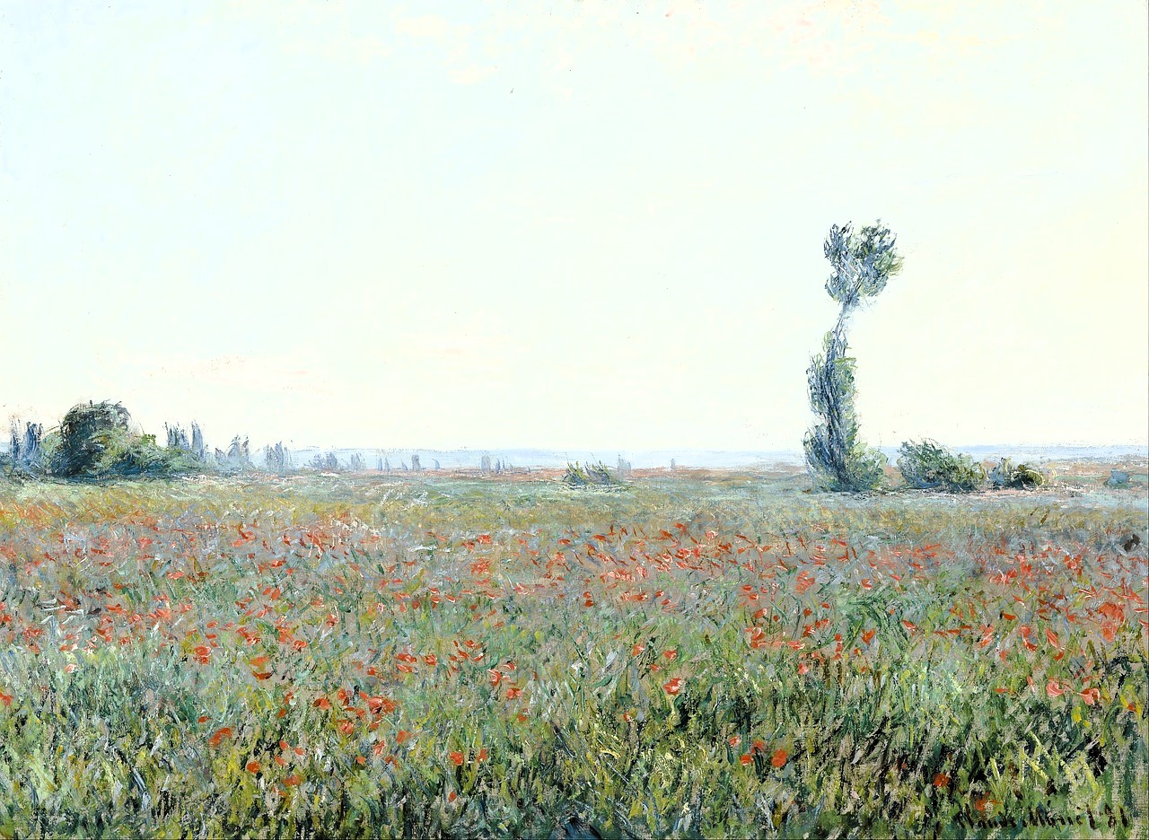 Claude Monet, paisaje floreado