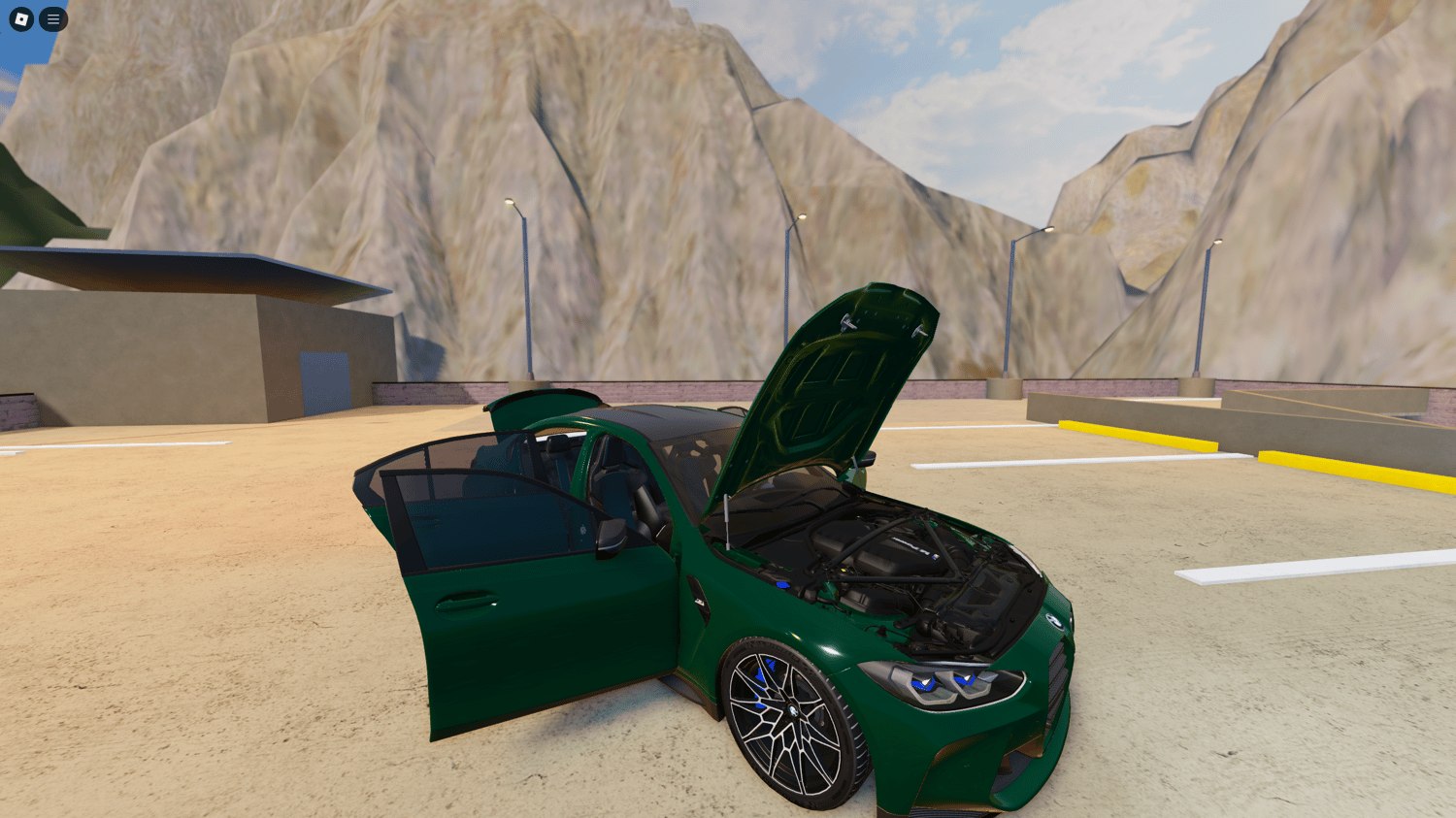 High-performance BMW G80 driveable model for Roblox racing games.
