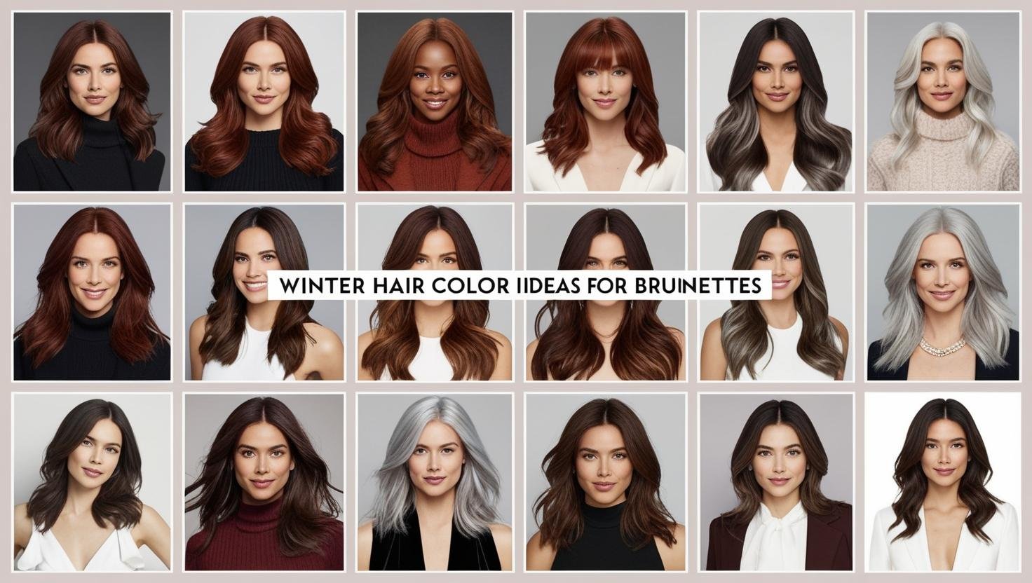 25 Beautiful Winter Hair Color Ideas for Brunettes to Brighten Your 2025 Look
