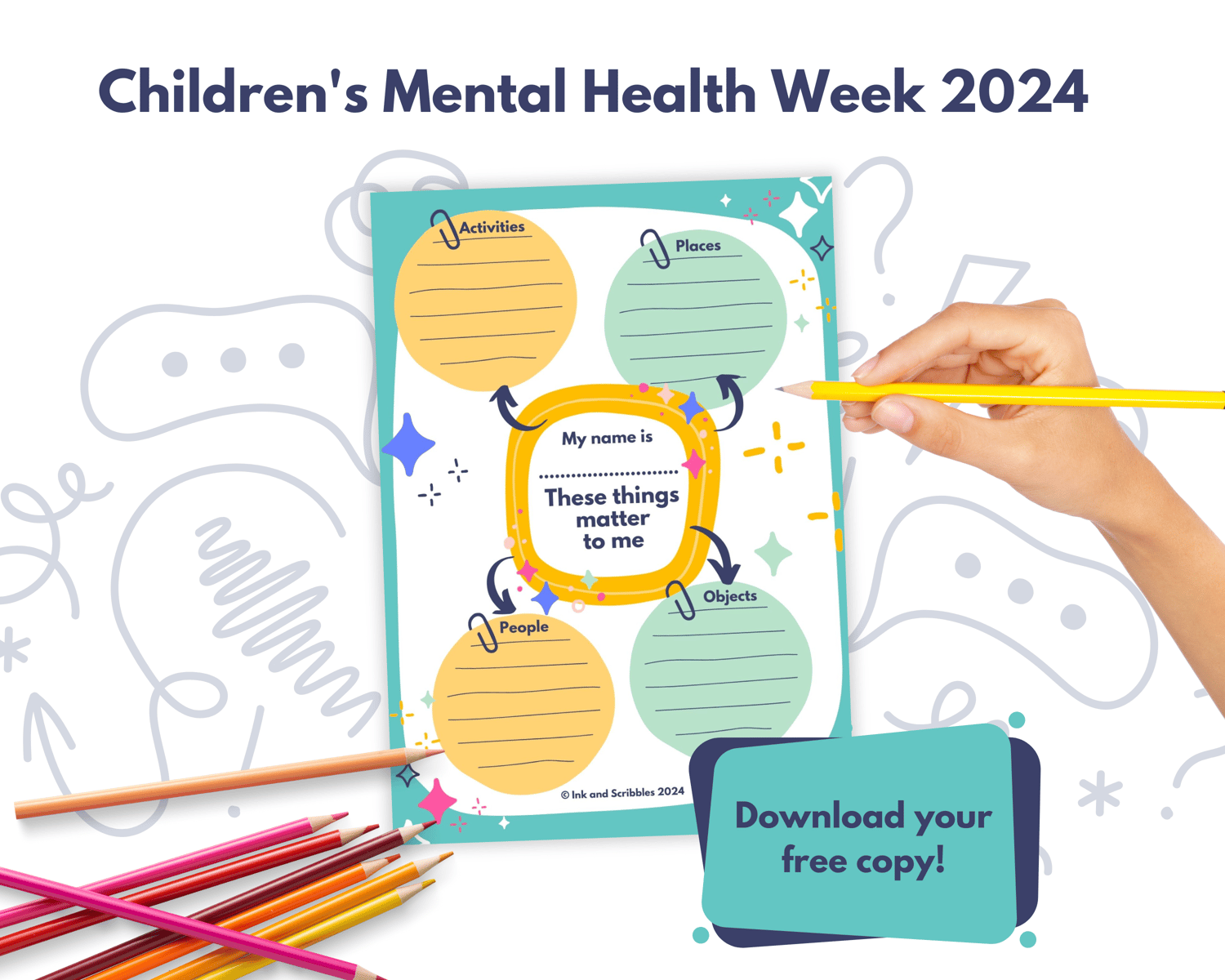 The Things that Matter to Me, Free PDF printable worksheet