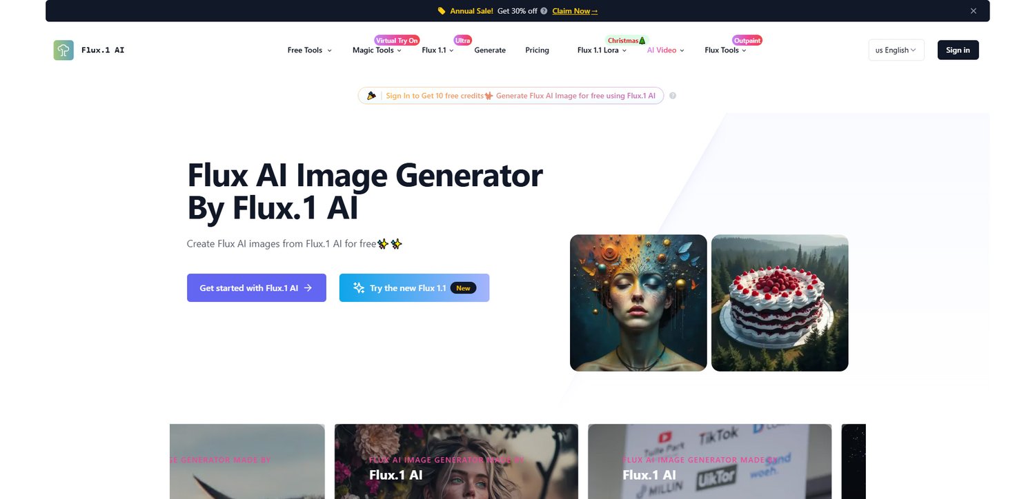 Flux.1 Generative AI App / Website