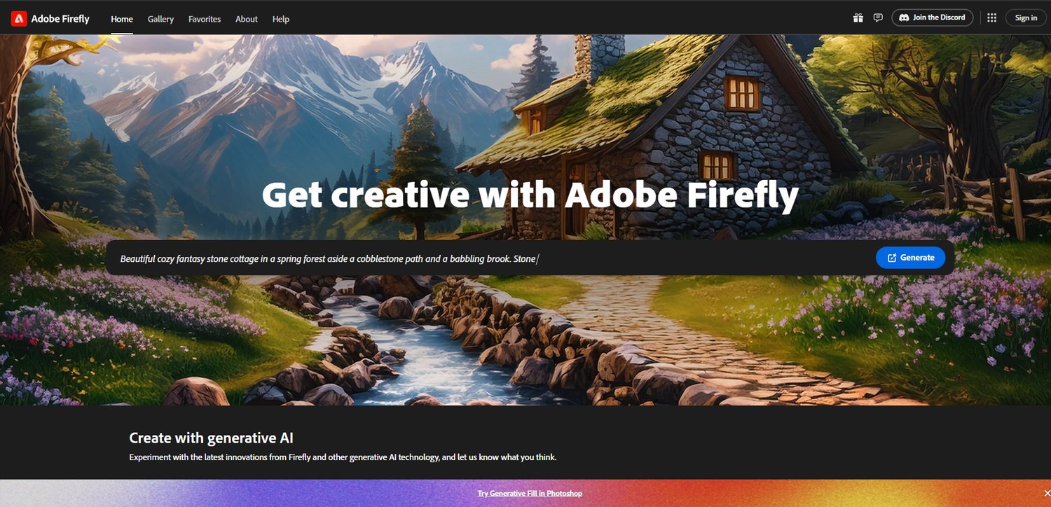 Adobe Firefly Generative AI App / Website