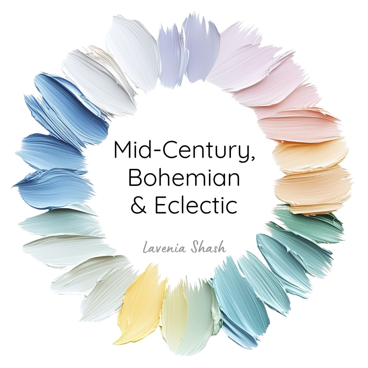 Mid Century, Bohemian and Eclectic - Discover Sherwin Williams coordinating paint colors for these interior design styles with professionally curated color palettes.