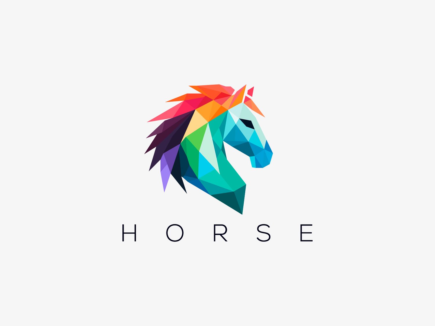 Hand-illustrated horse logo featuring a sleek and powerful design, ideal for branding, merchandise, and business identity.