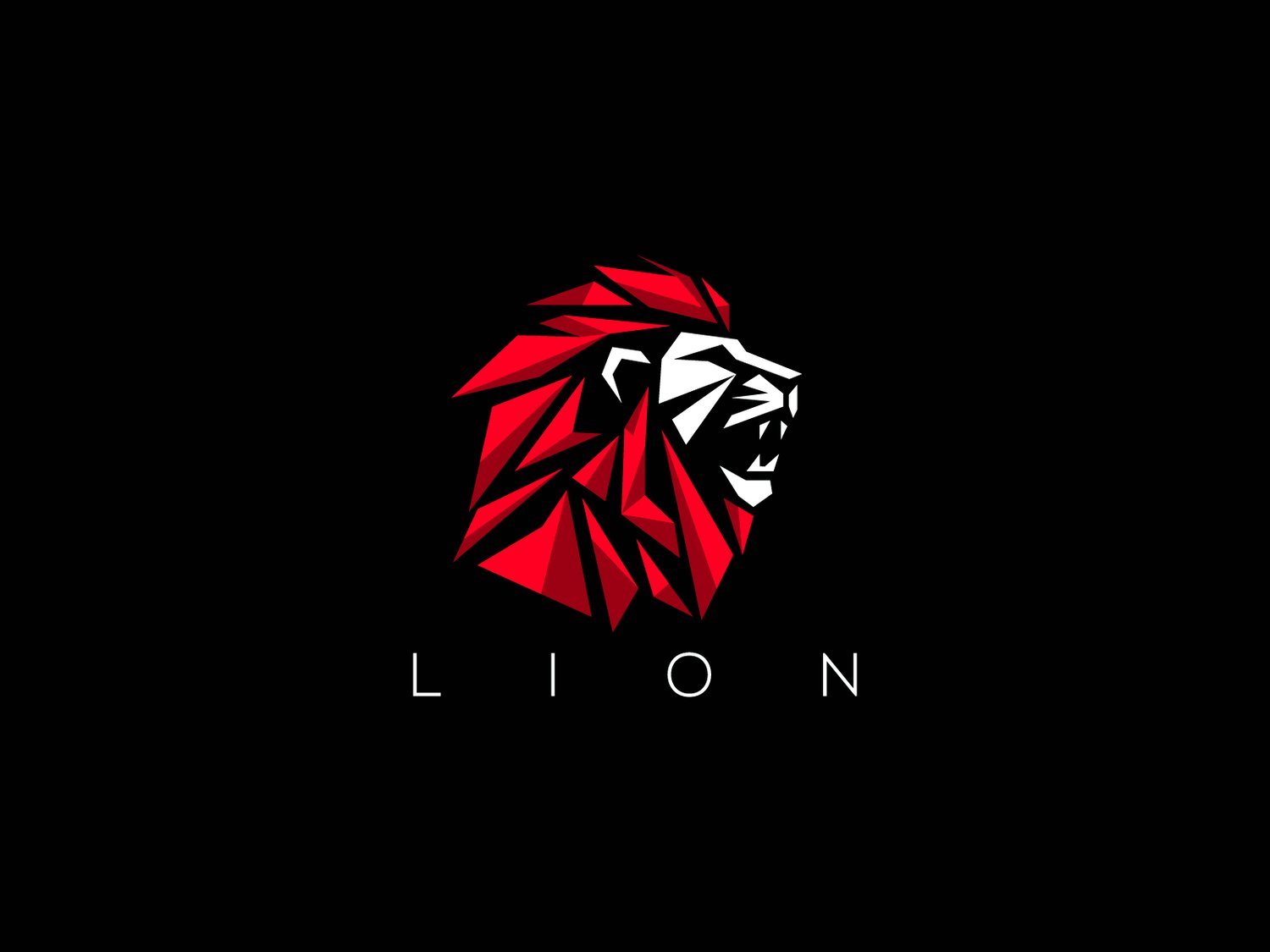 Hand-illustrated lion logo featuring a regal and fierce design, ideal for branding, merchandise, and business identity.