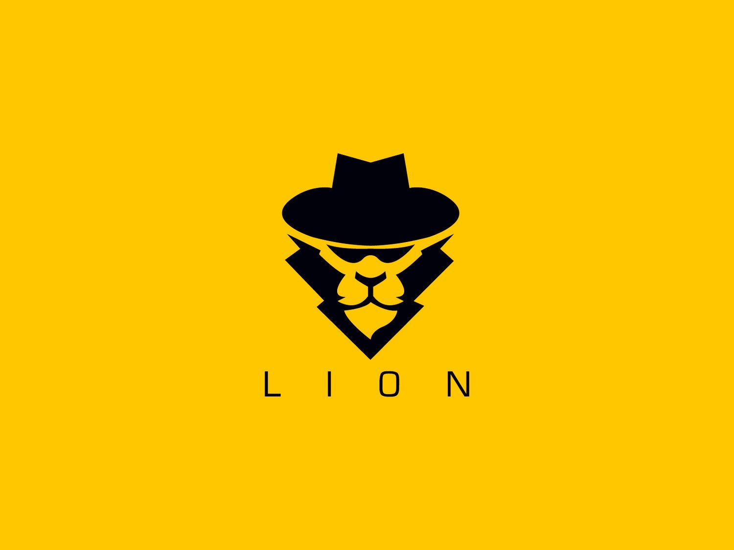 Hand-illustrated lion logo featuring a regal and fierce design, ideal for branding, merchandise, and business identity.