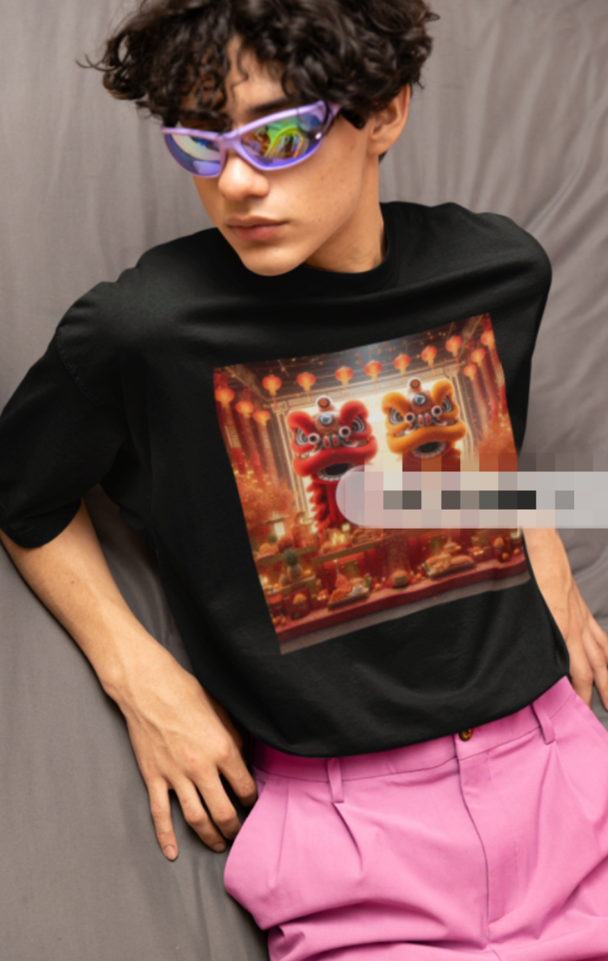 Young men fashion t-shirt