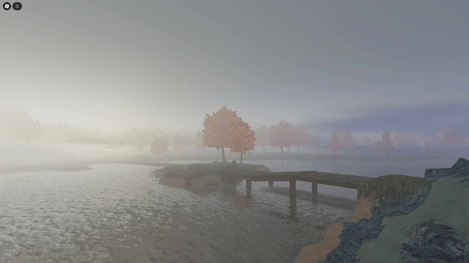Warm, immersive autumn setting featuring medieval structures and natural beauty.
