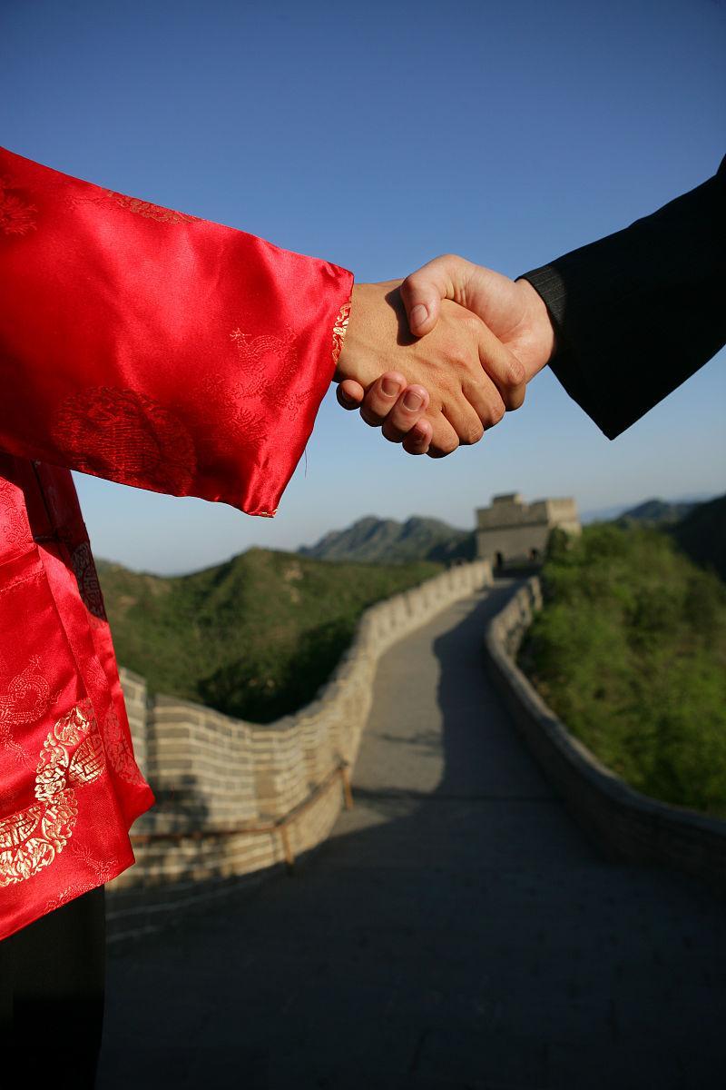 China handshake