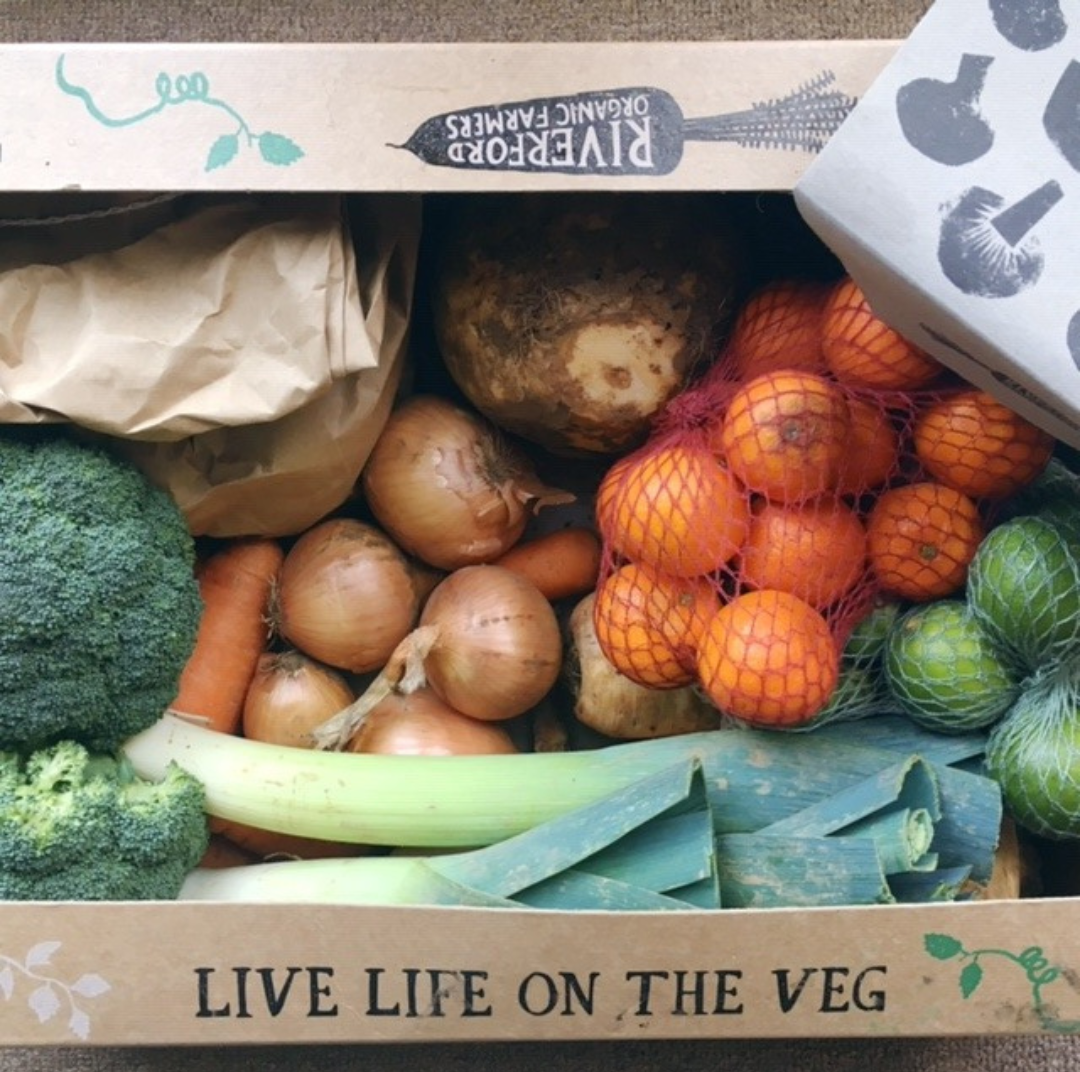 Box of vegetables