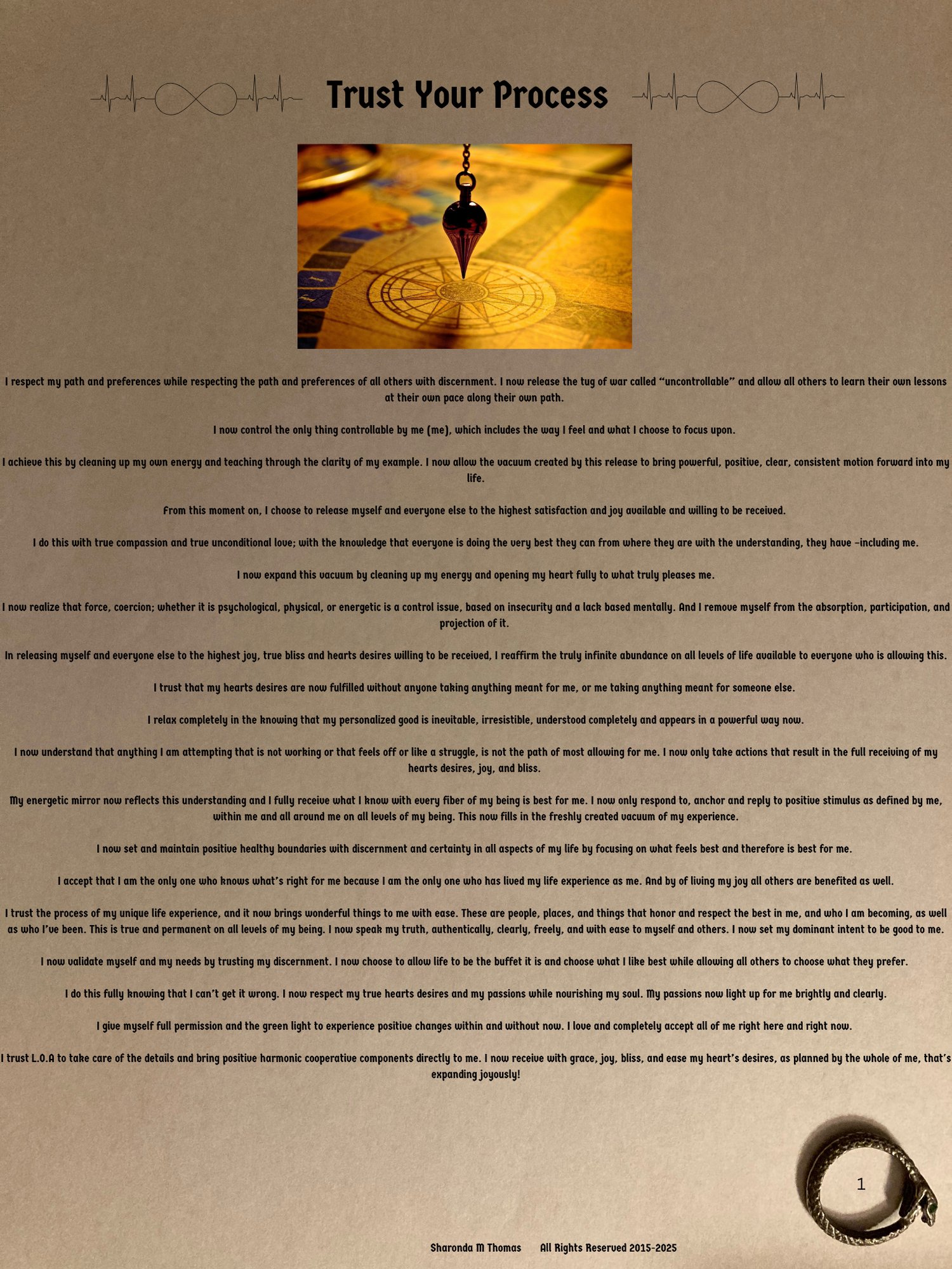 trust your process year of the wood snake good luck