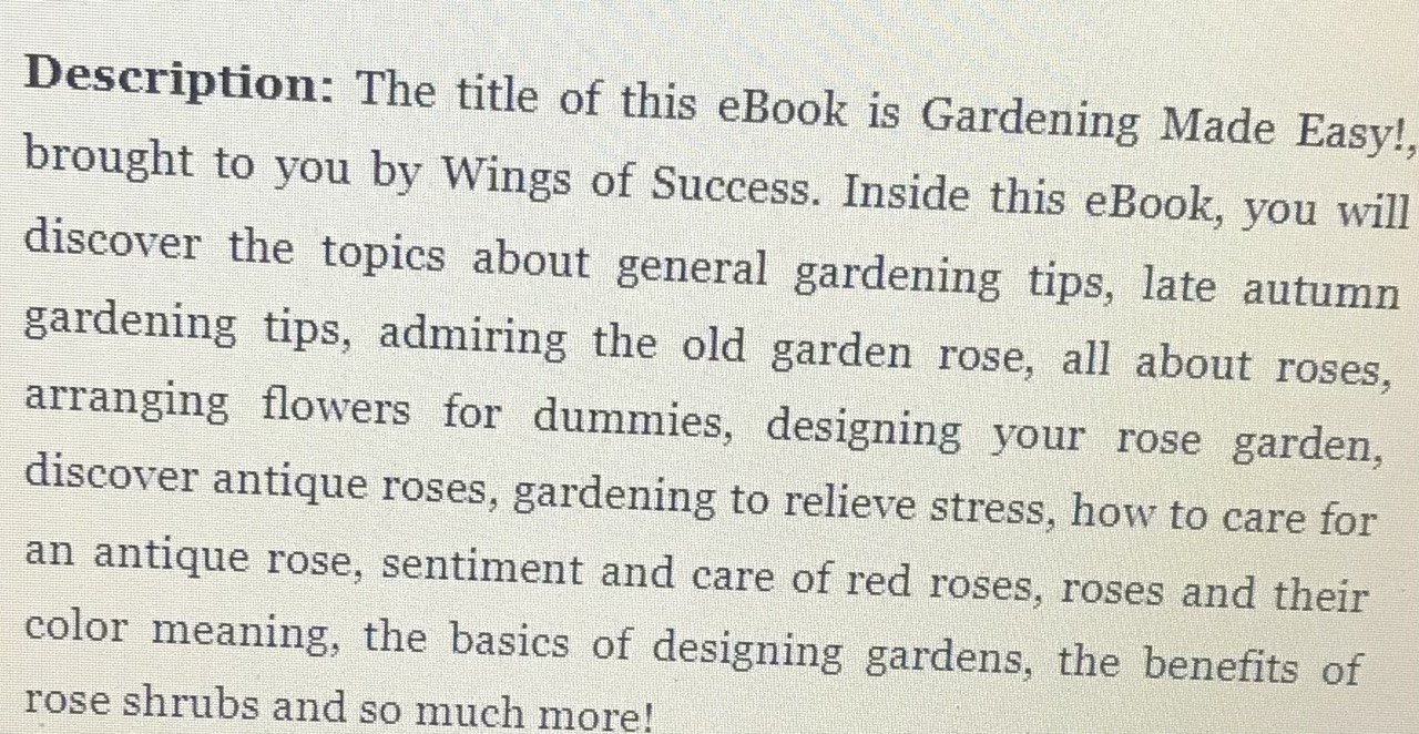 gardening