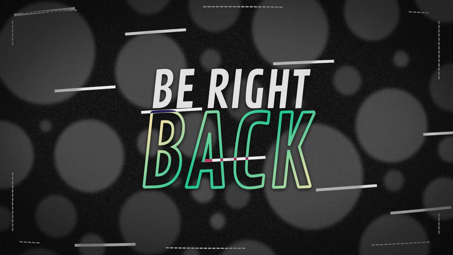 Be Right Back Twitch Stream Screen