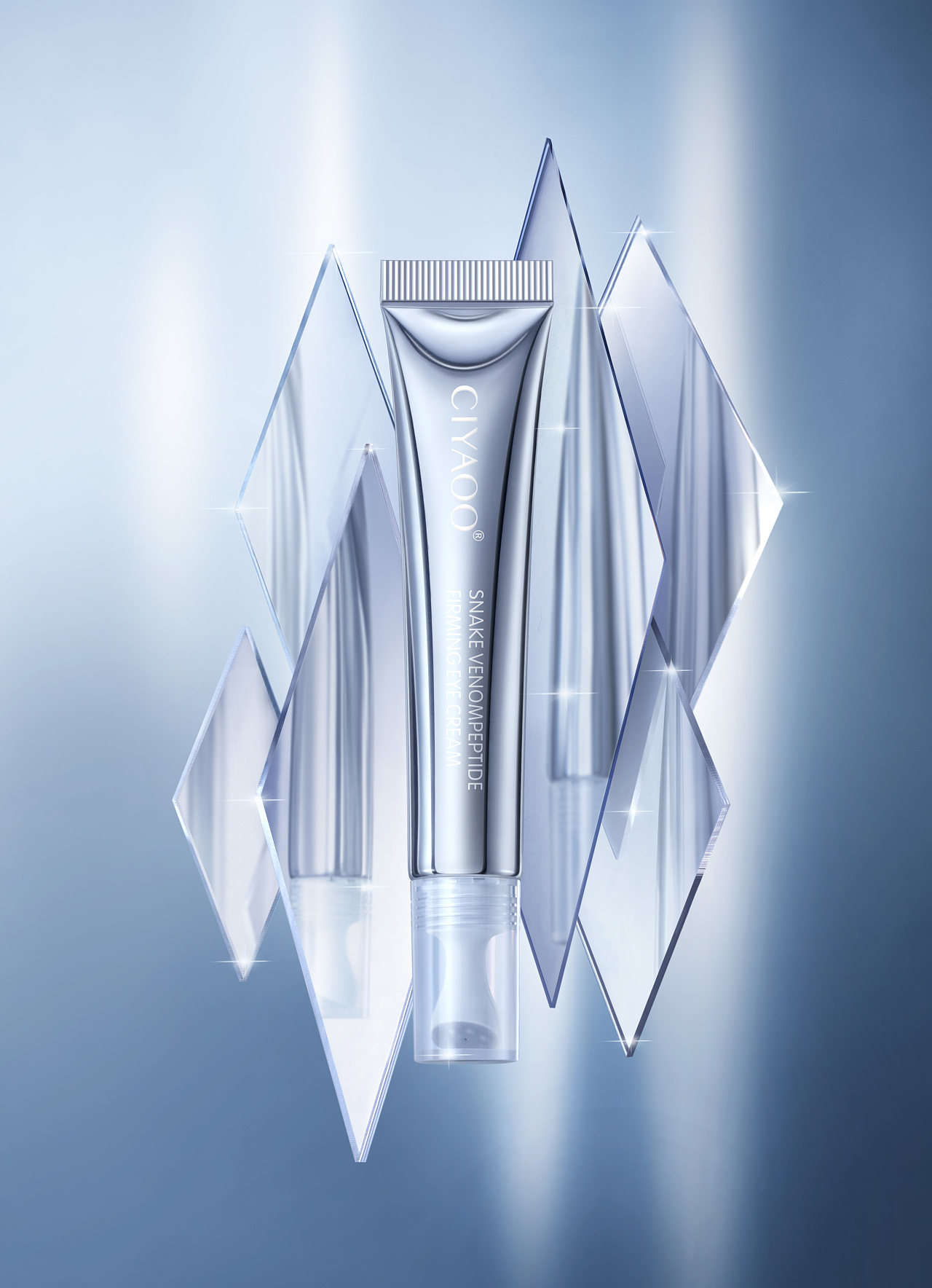 skin care product rendering blender