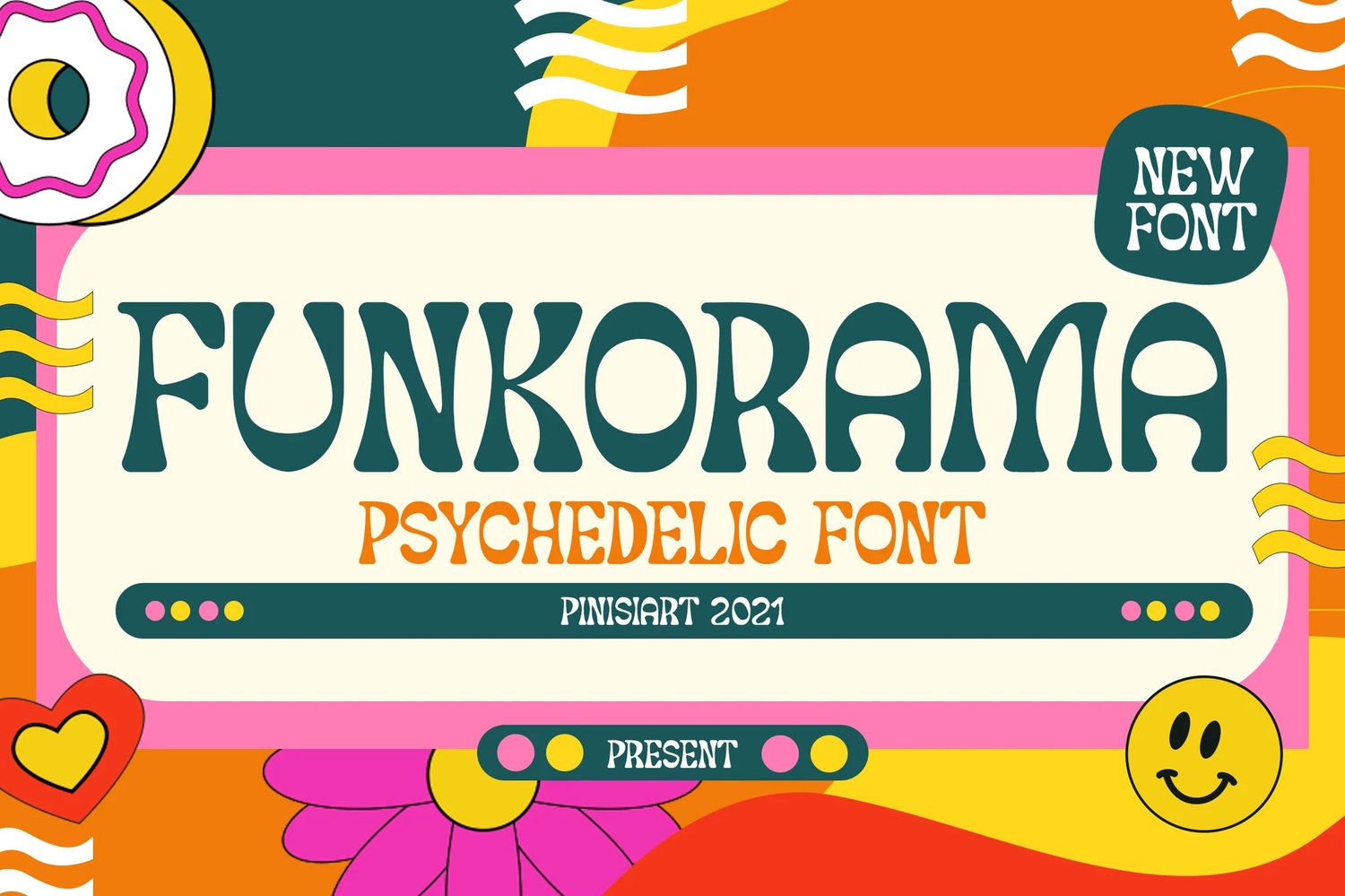 Funkorama Psychedelic Font