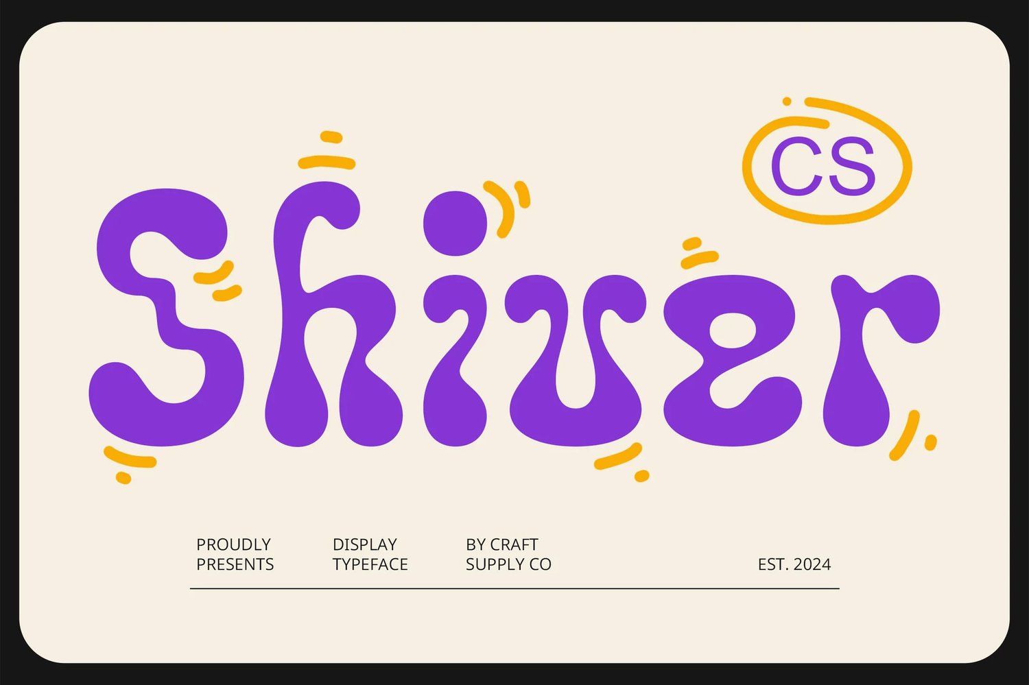 Shiver Psychedelic Font