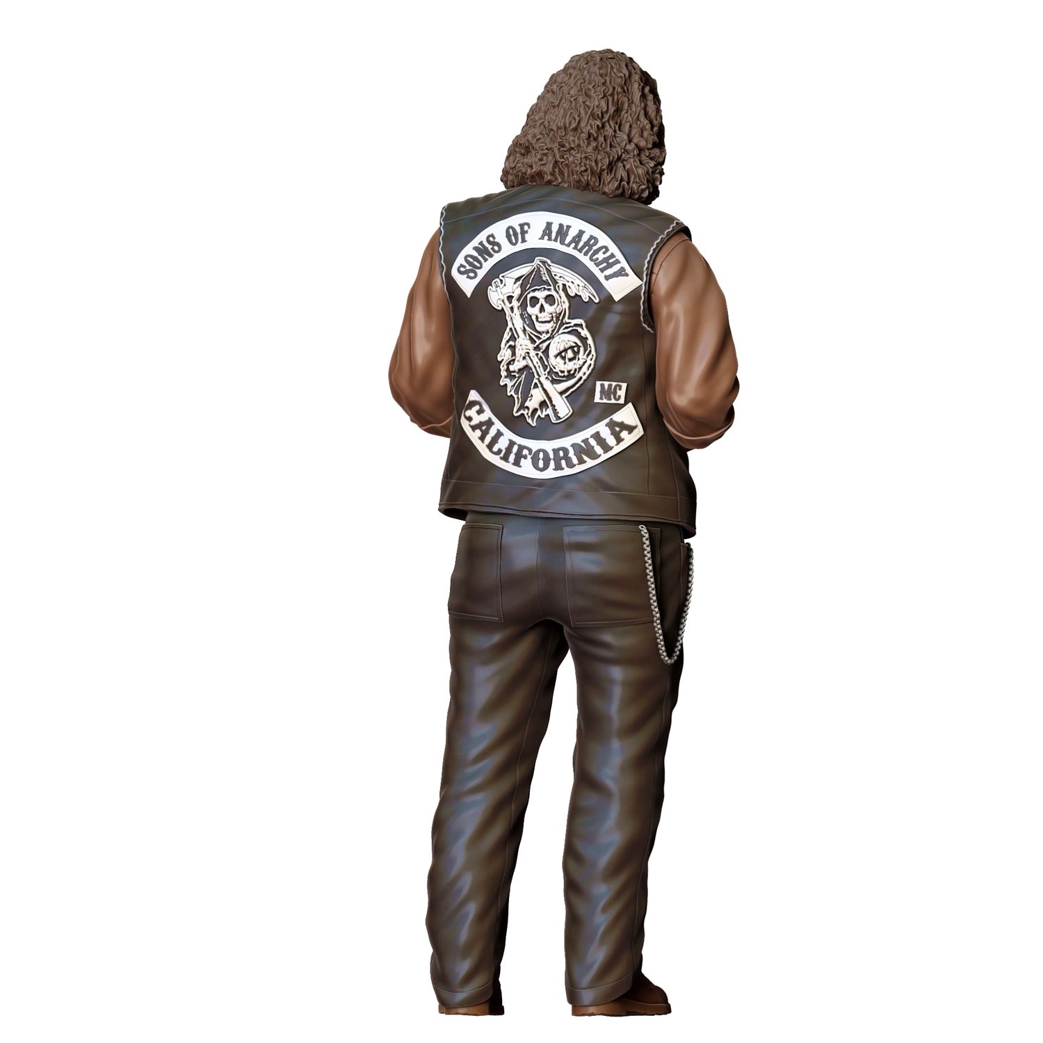 3dp Miniatures, Sons of Anarchy Bobby Munson Mark boone Jr