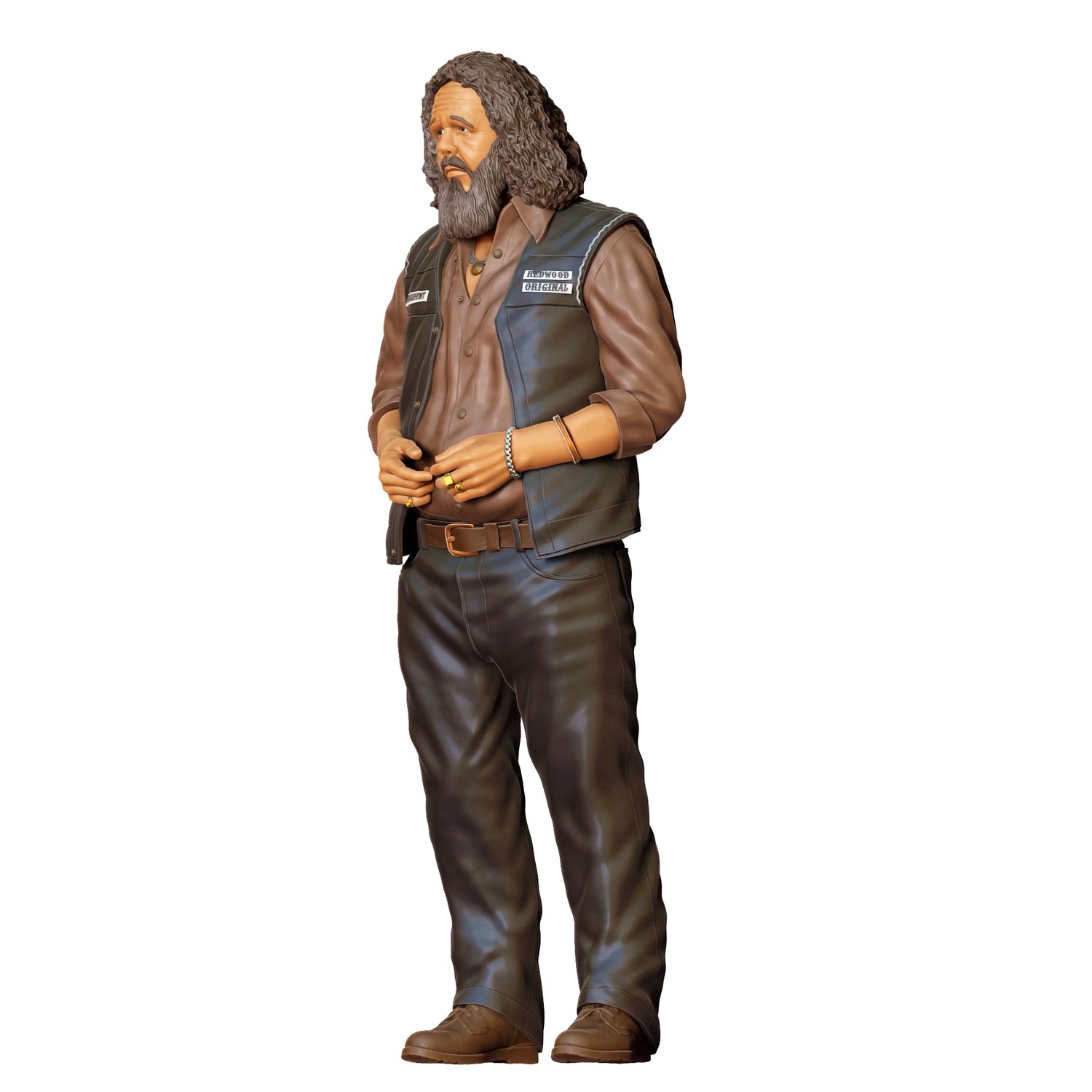 3dp Miniatures, Sons of Anarchy Bobby Munson Mark boone Jr