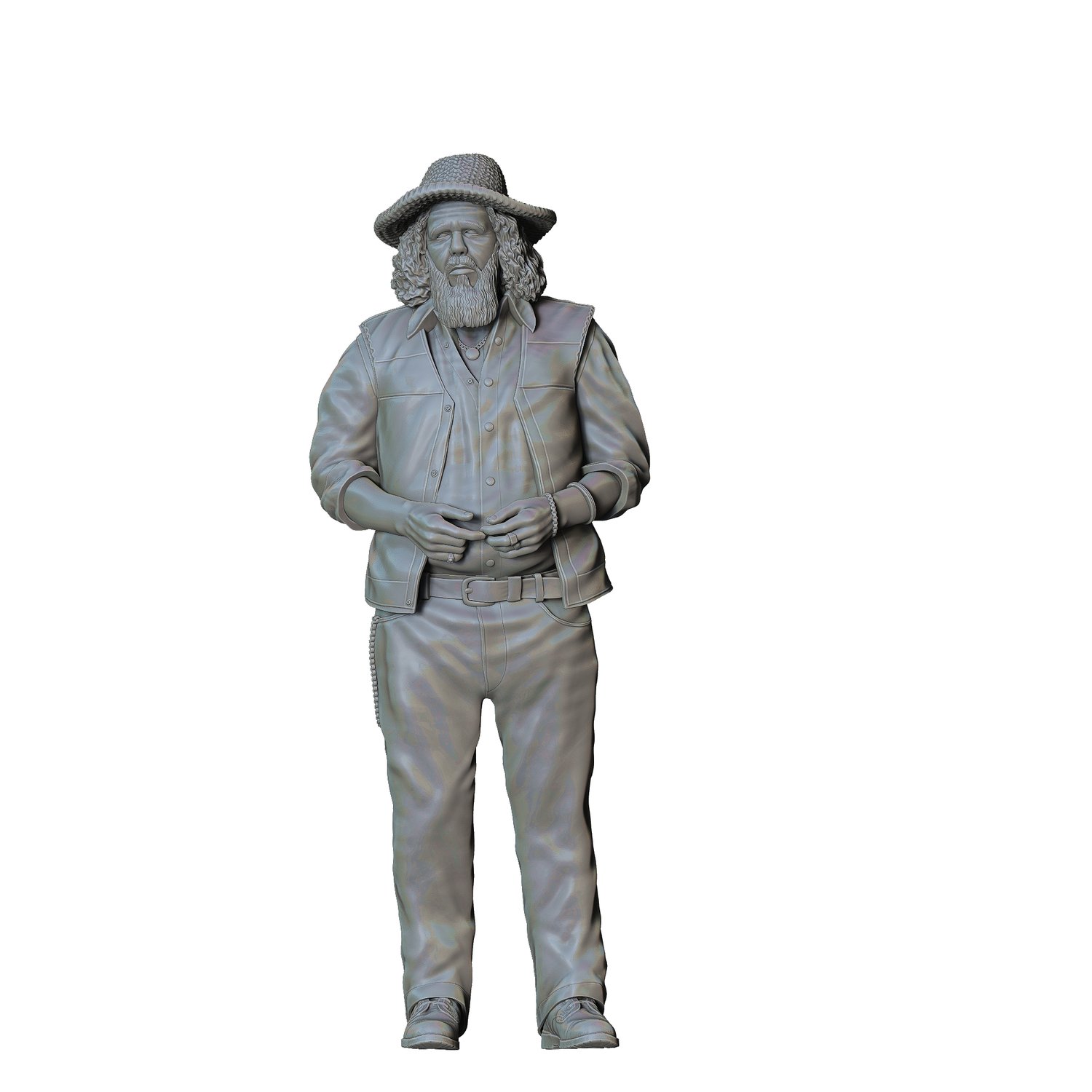 3dp Miniatures, Sons of Anarchy Bobby Munson Mark boone Jr