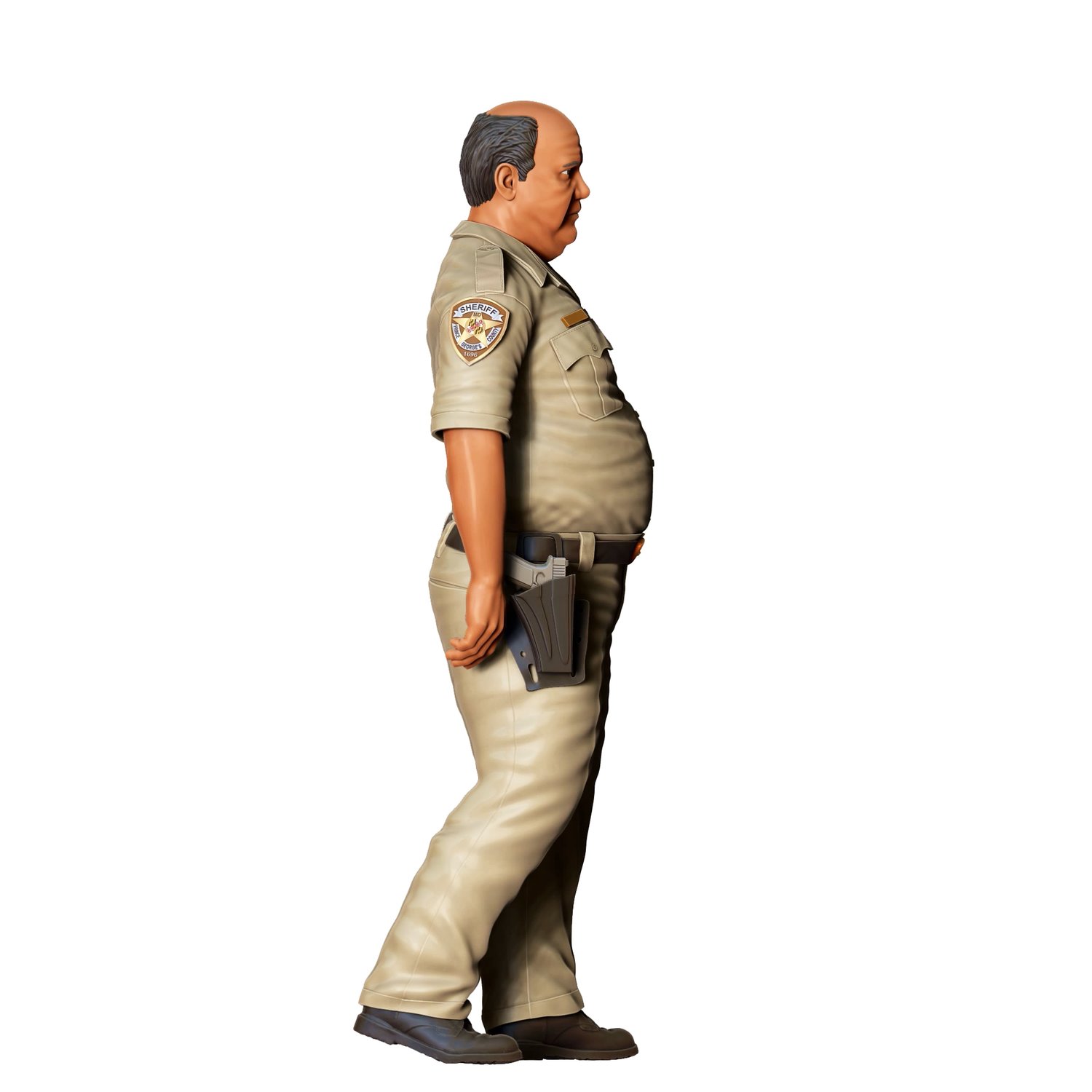 3DP Miniatures Overweight Police Officer2