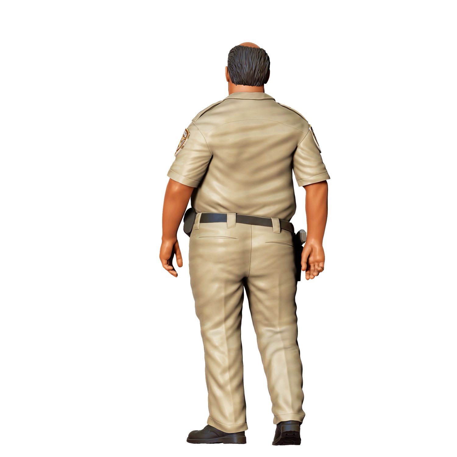 3DP Miniatures Overweight Police Officer2