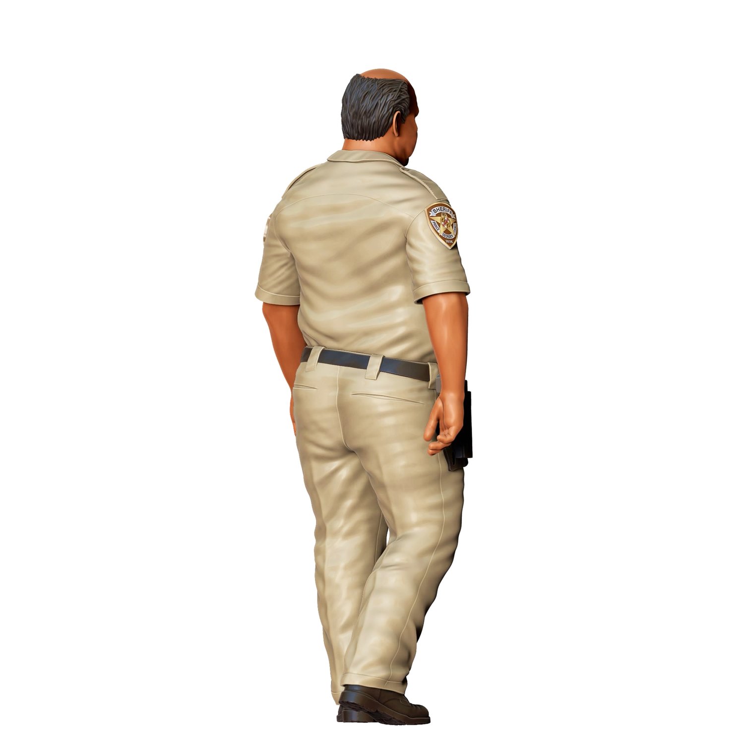 3DP Miniatures Overweight Police Officer2