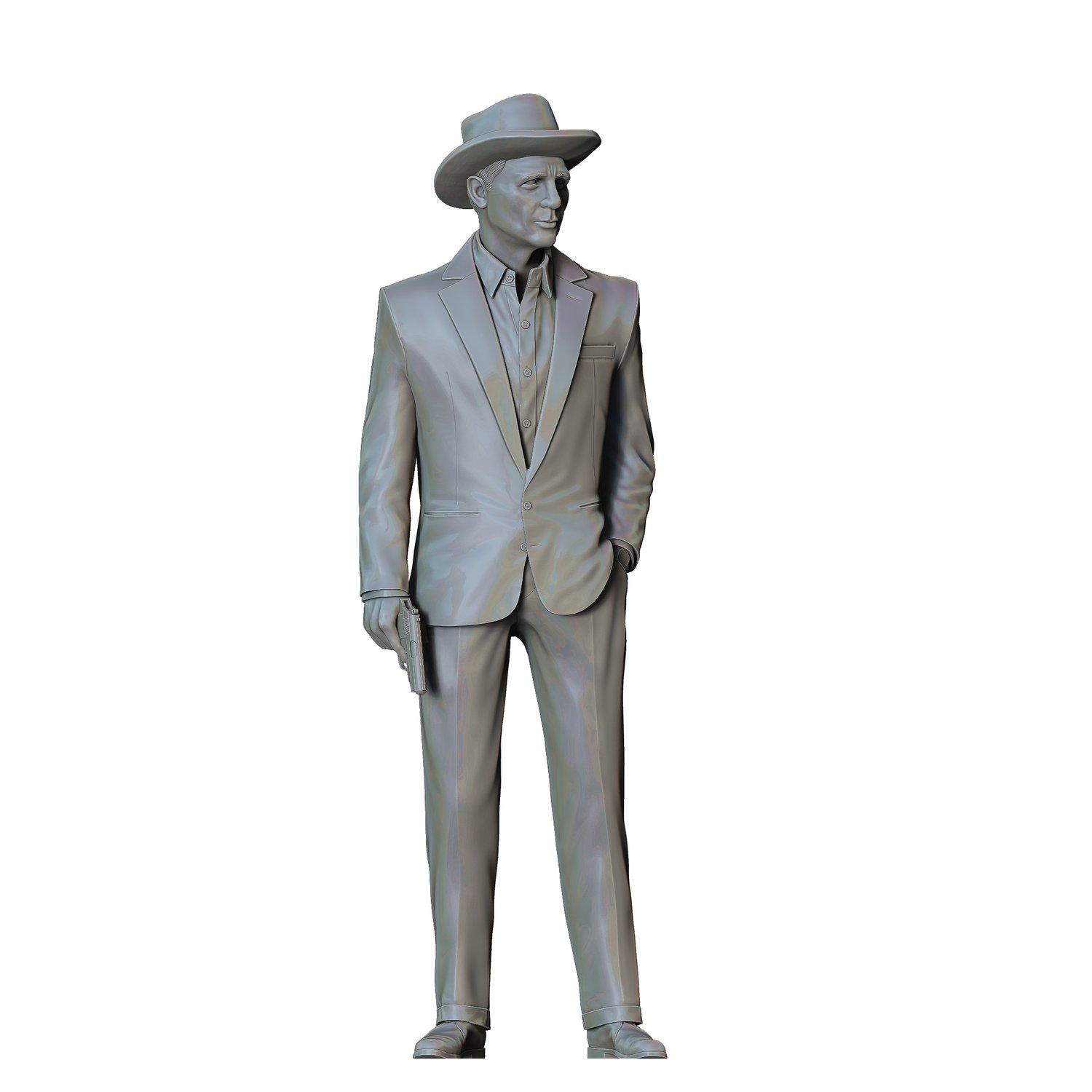 3dp Miniatures, N3 Daniel Craig James Bond
